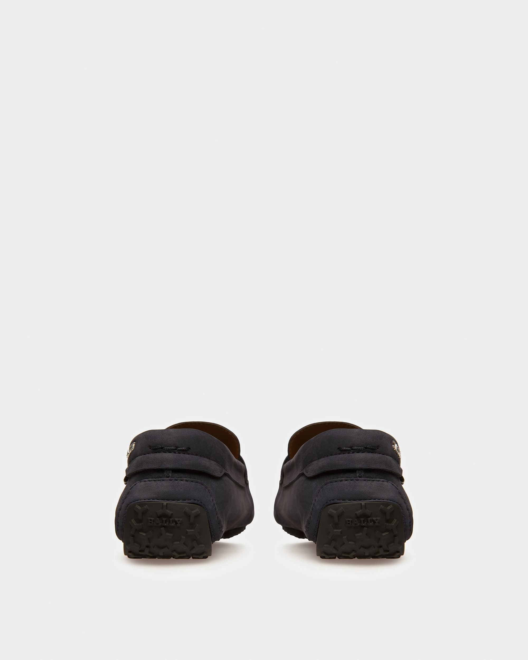 Pier Zapatos Driver De Piel Color Medianoche - Hombre - Bally - 03