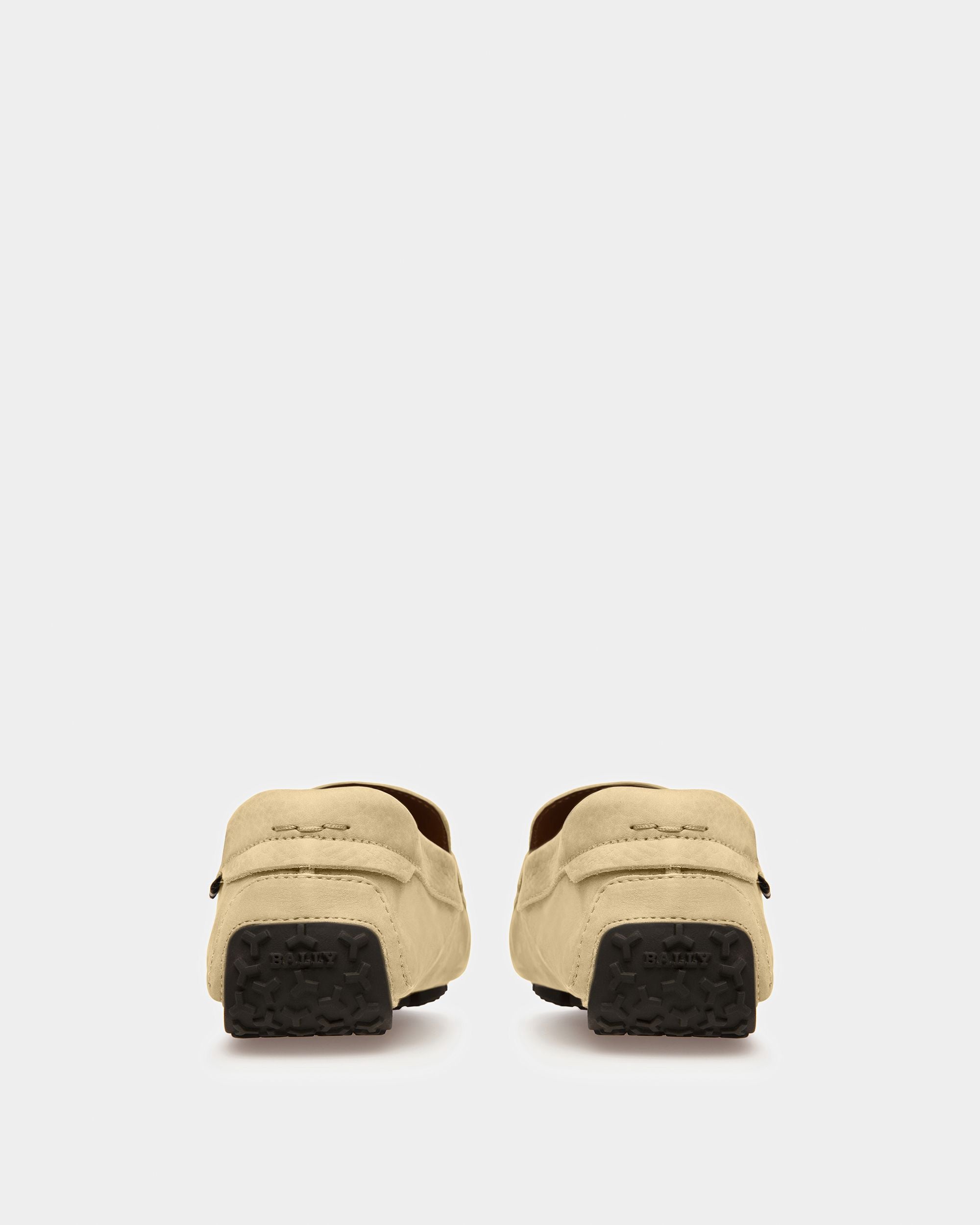 Pier Zapatos Driver De Piel Color Fósil - Hombre - Bally - 04