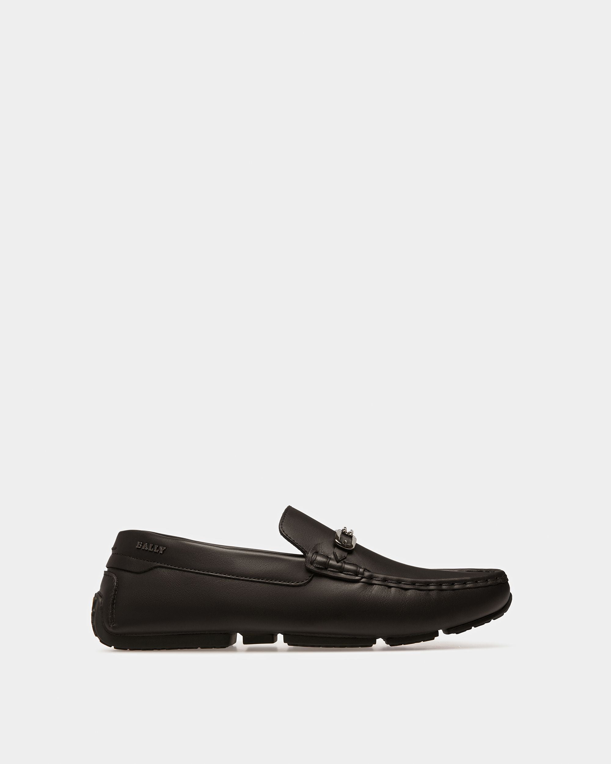 Pinter Zapatos Driver De Piel En Negro - Hombre - Bally - 01