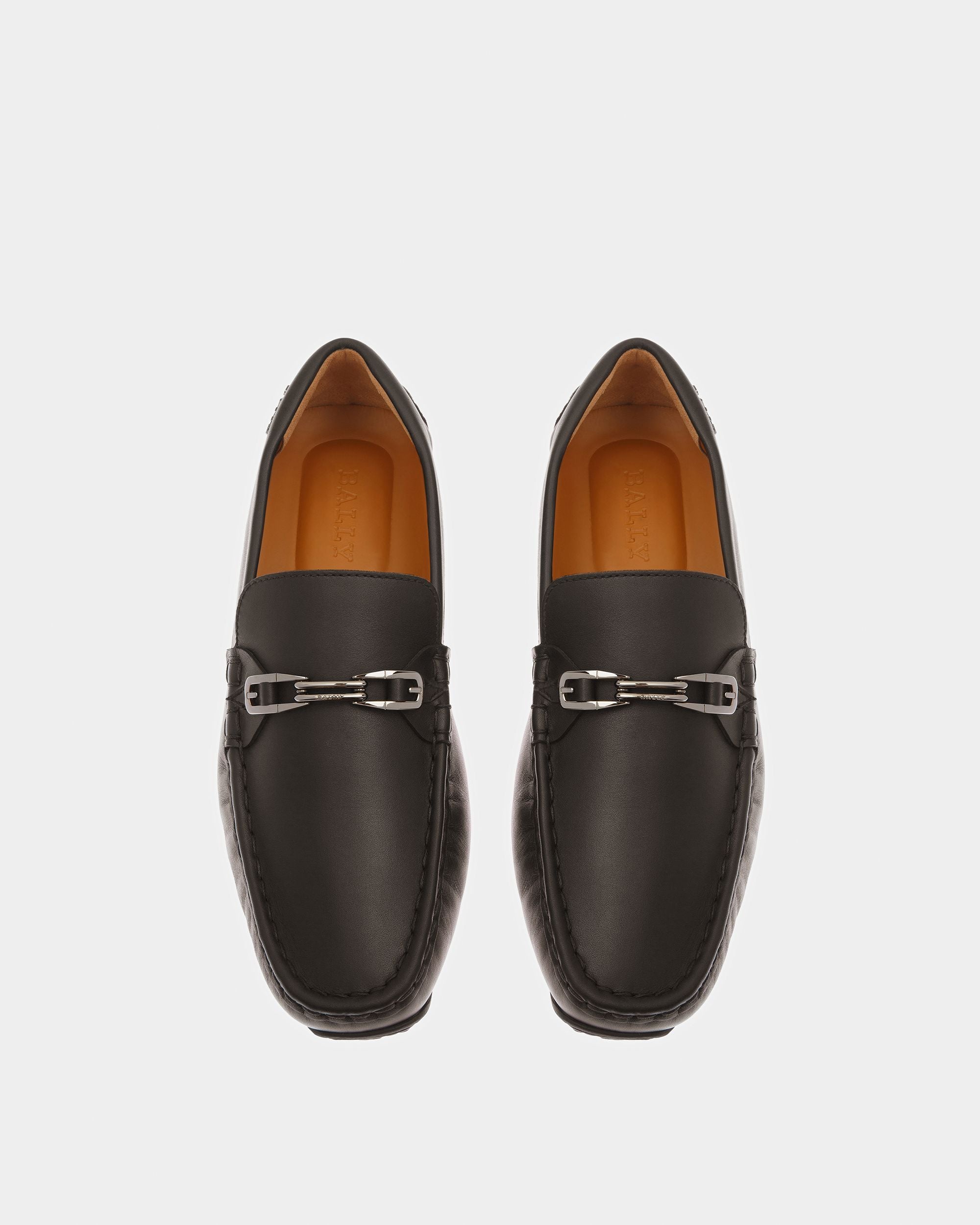 Pinter Zapatos Driver De Piel En Negro - Hombre - Bally - 02