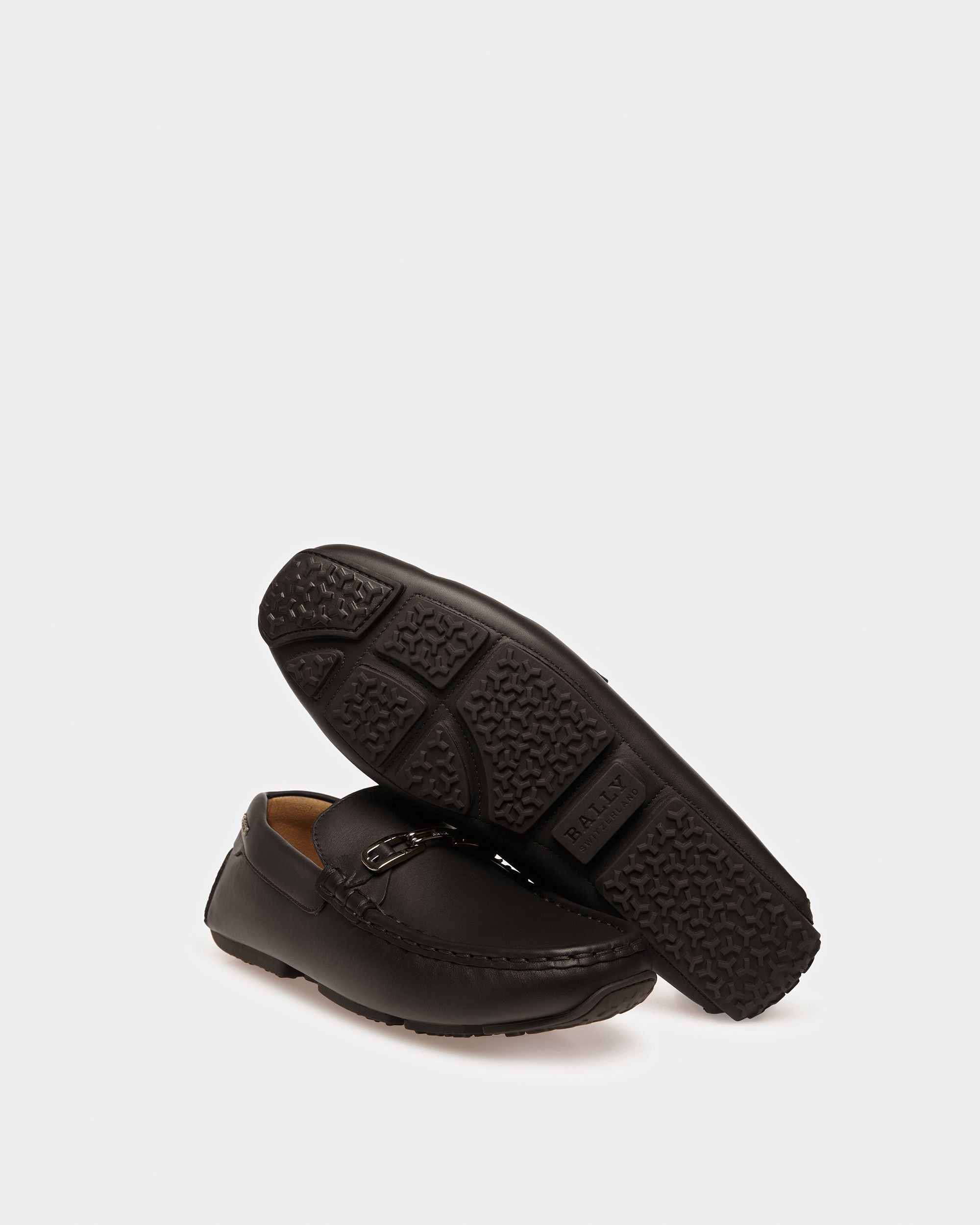 Pinter Zapatos Driver De Piel En Negro - Hombre - Bally - 05