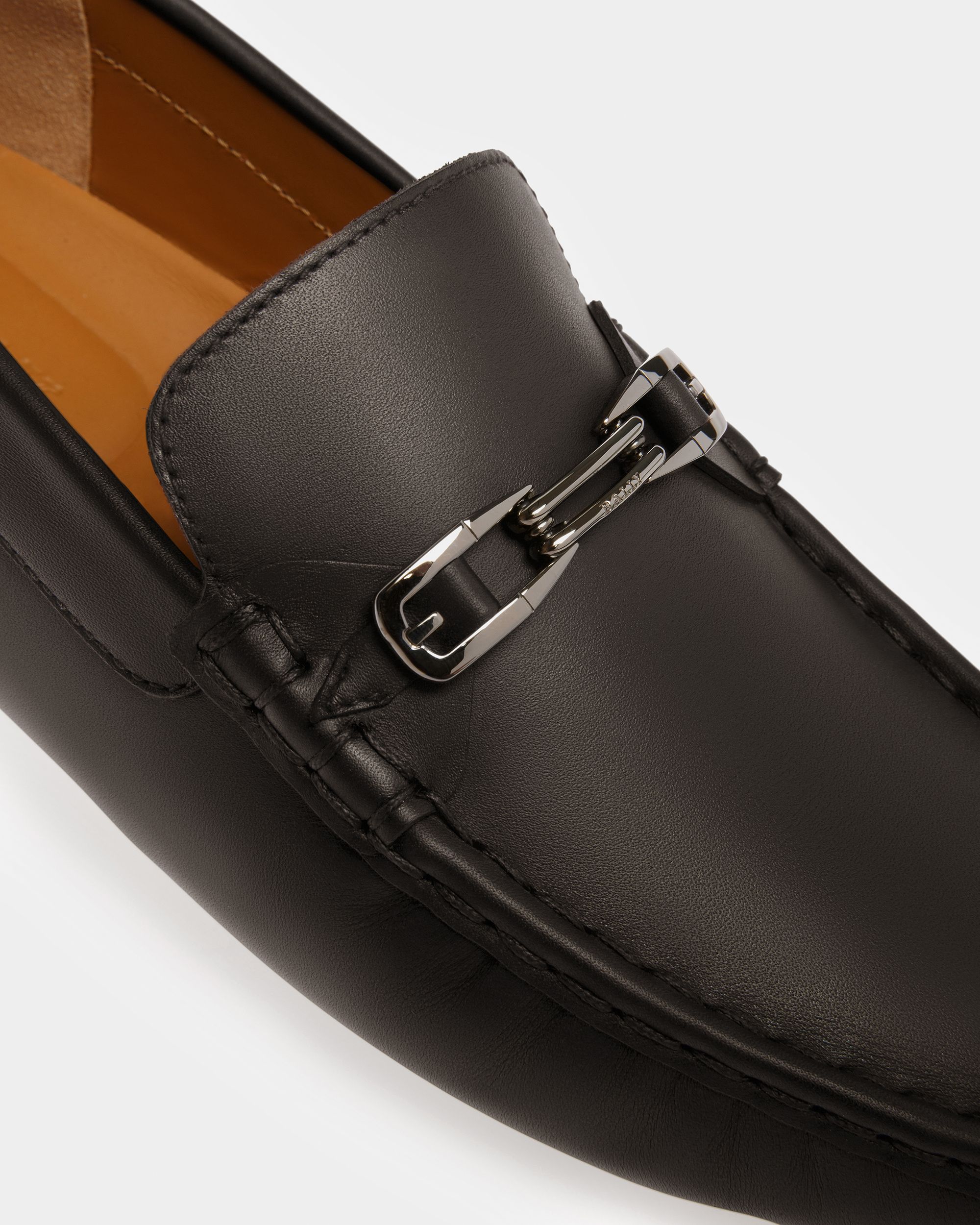 Pinter Zapatos Driver De Piel En Negro - Hombre - Bally - 06
