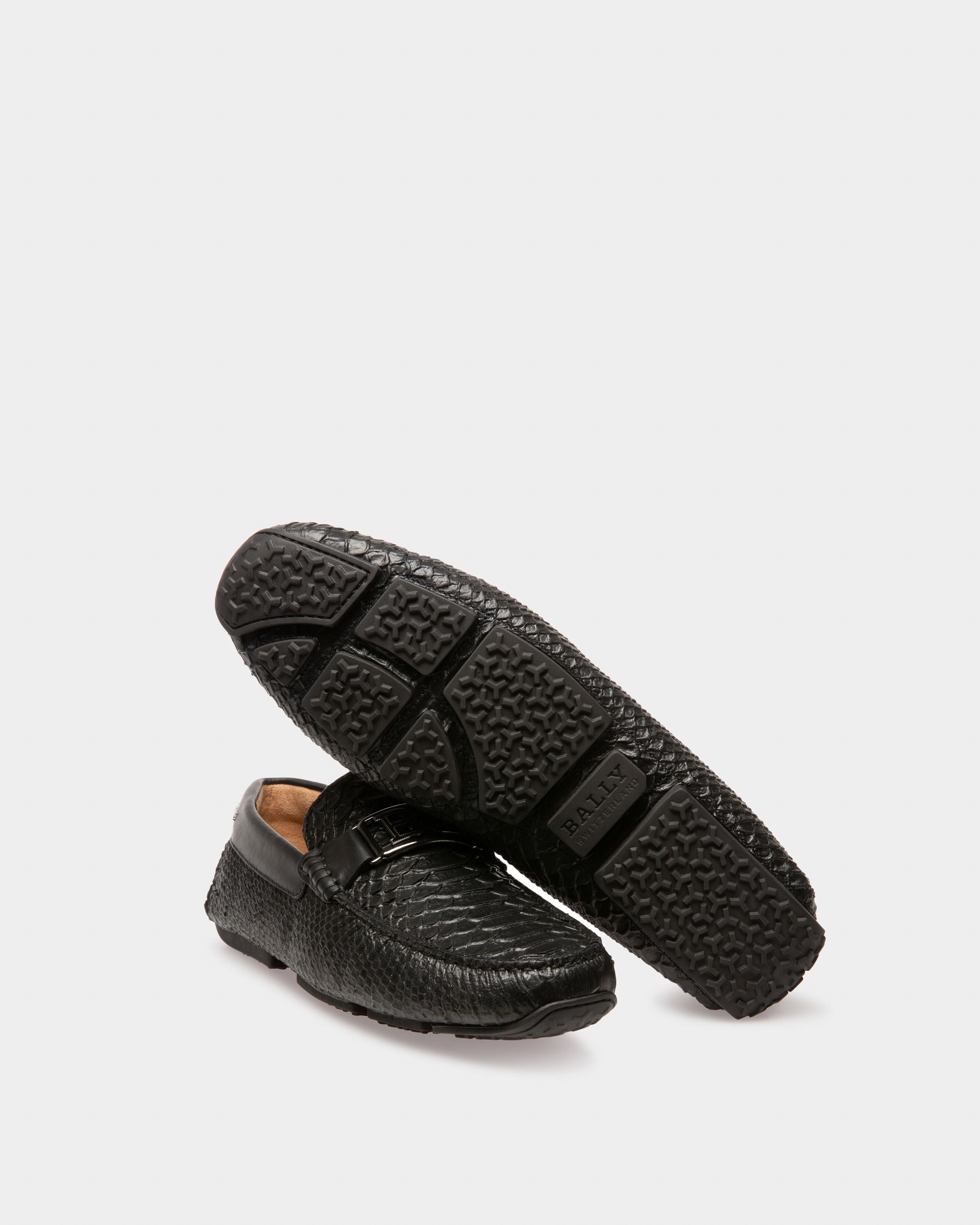 Palan Mocasines En Cuero Negro - Hombre - Bally - 05