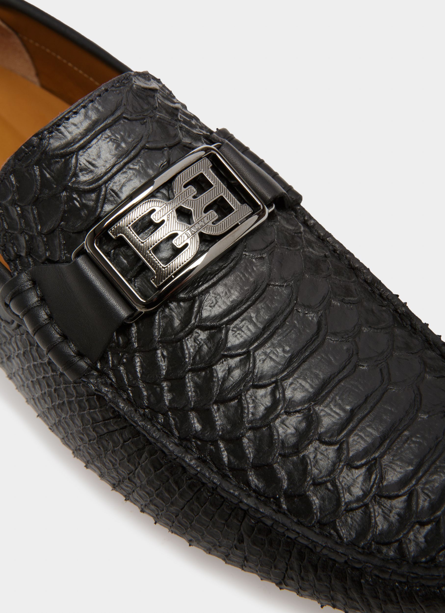Palan Mocasines En Cuero Negro - Hombre - Bally - 06