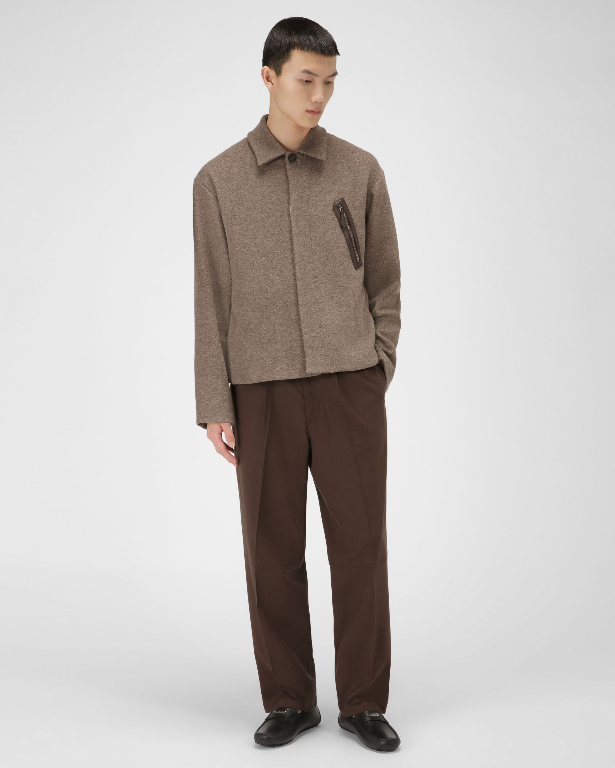 Palsy Drivers In Black Leather - Men's - Bally - 03