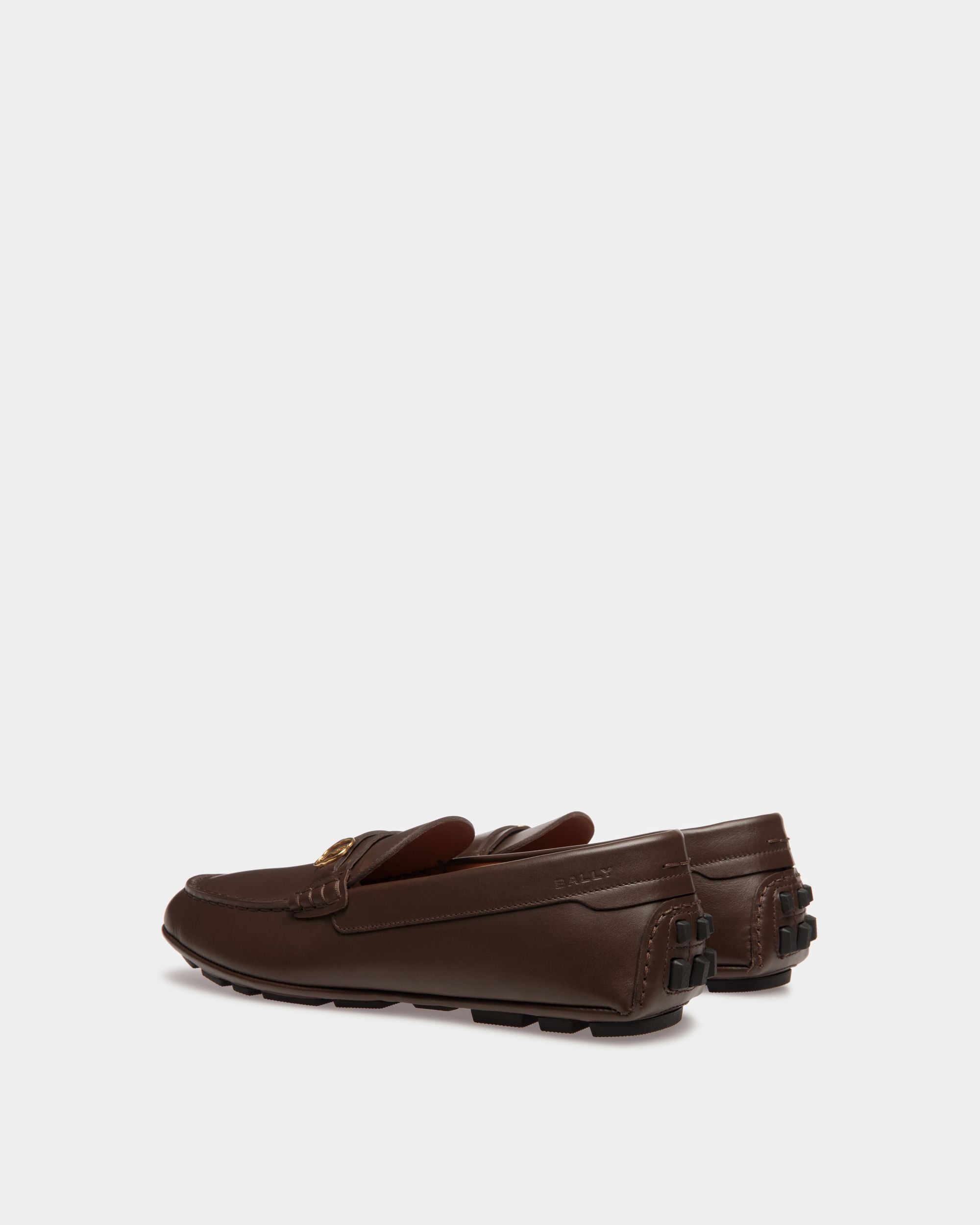 Zapatos Driver Kerbs De Piel Marrón - Hombre - Bally - 03