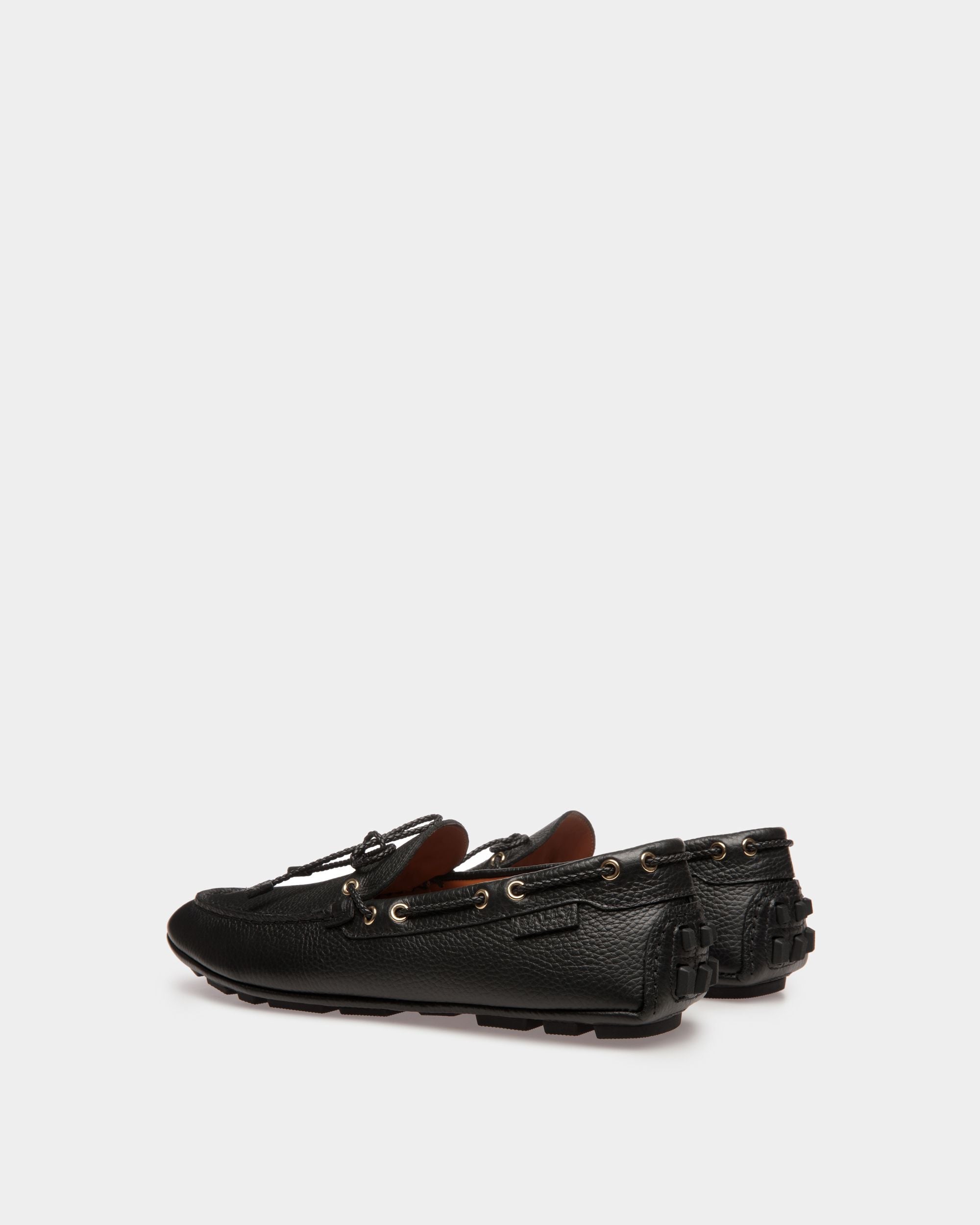 Zapatos Driver Kerbs De Piel En Negro - Hombre - Bally - 03