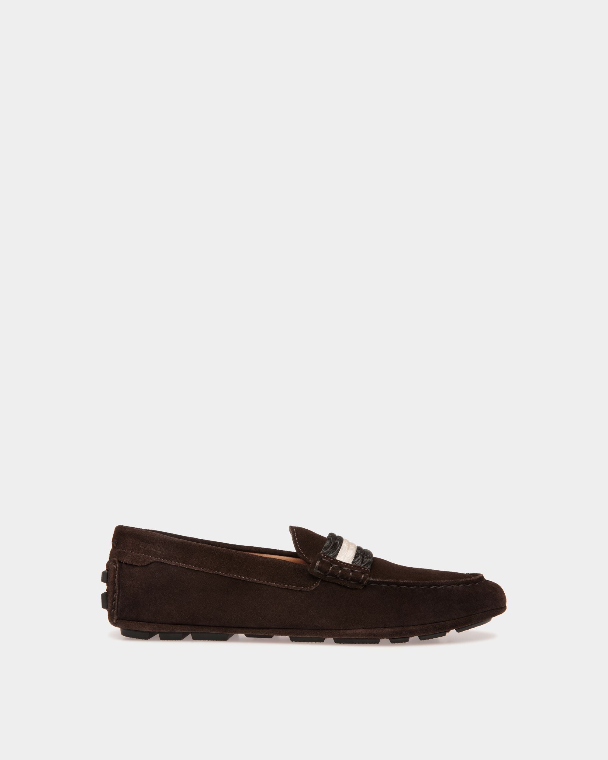 Zapato Driver Kerbs De Ante Ébano - Hombre - Bally - 01