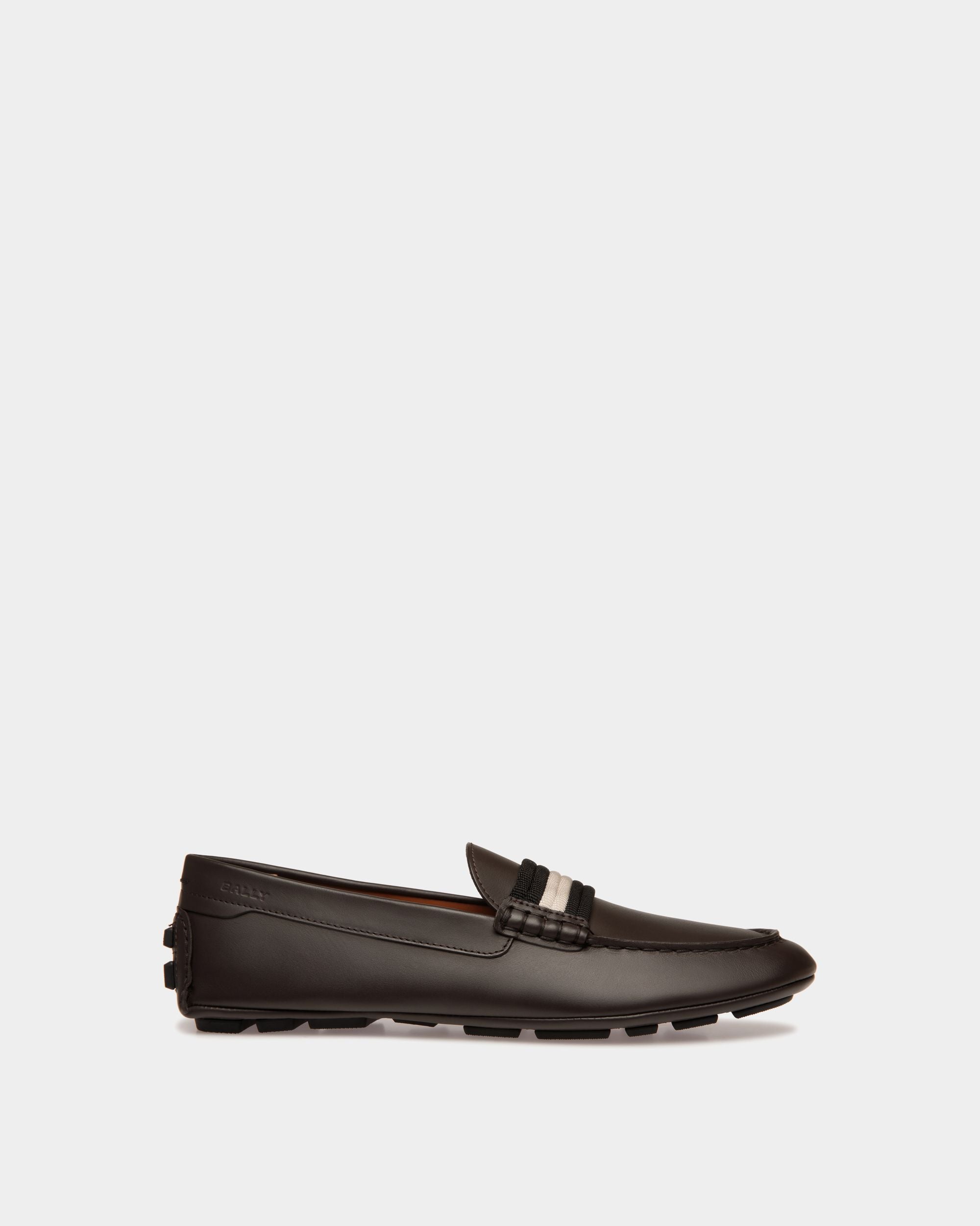 Kerbs Driver in Ebano Leather - Men's - Bally - 01