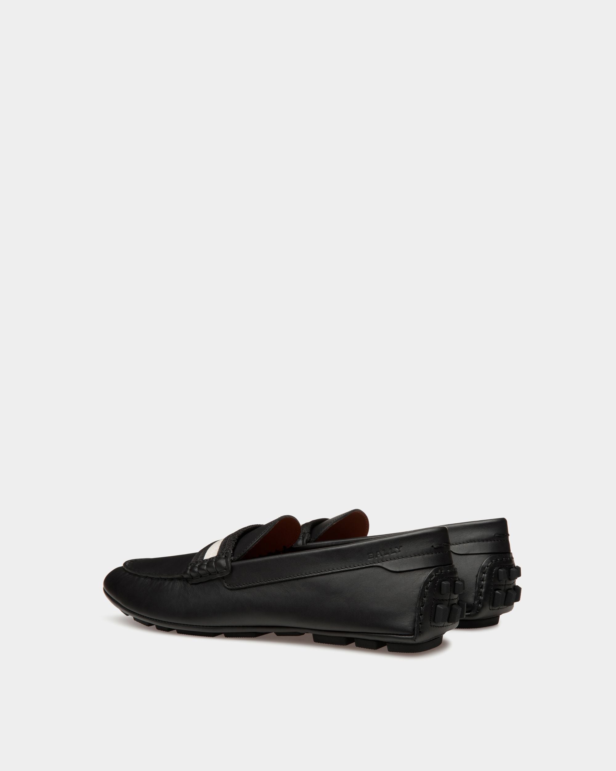 Kerbs Drivers In Black Leather - Hombre - Bally - 03