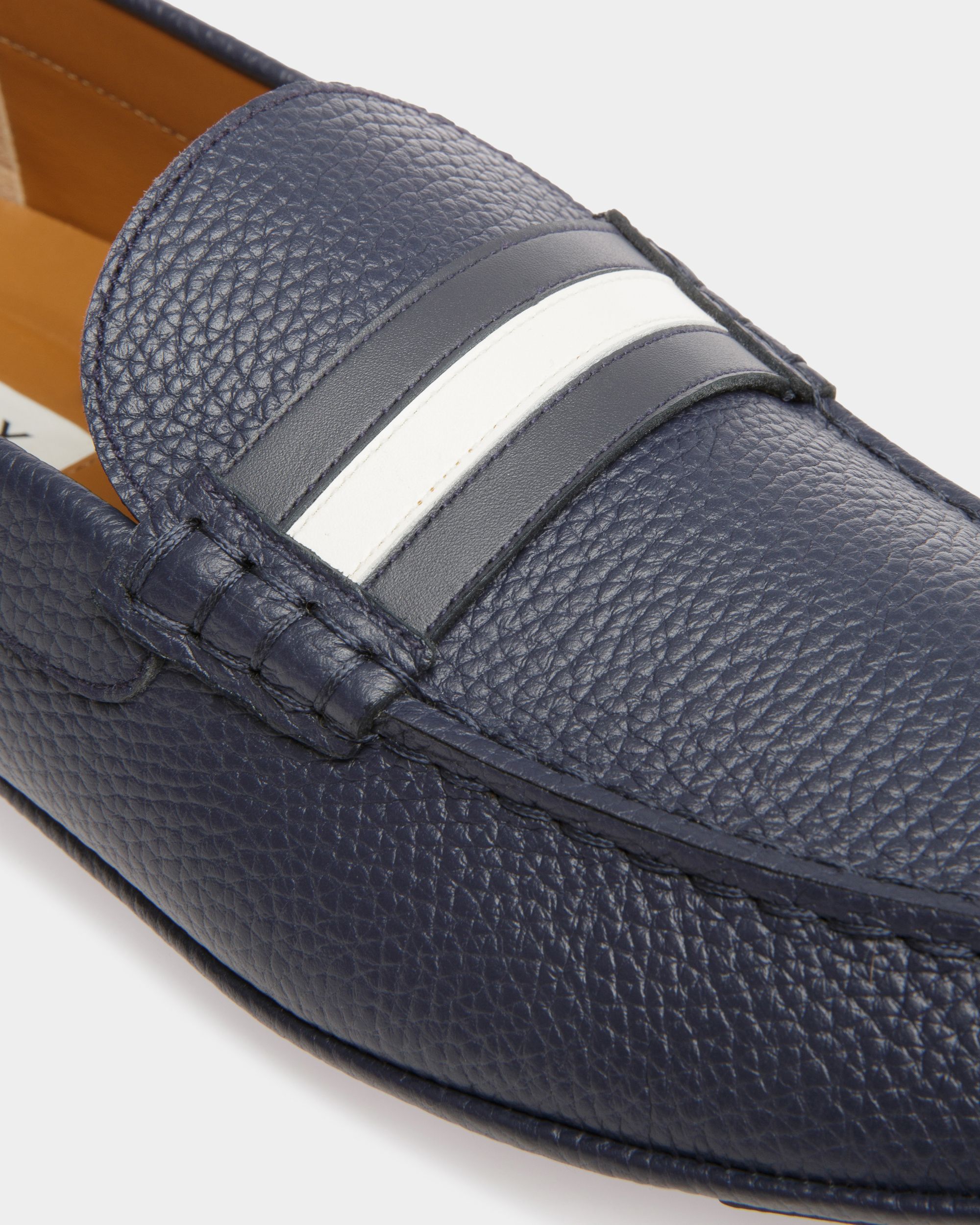 Kerbs Drivers In Midnight Leather - Men's - Bally - 05
