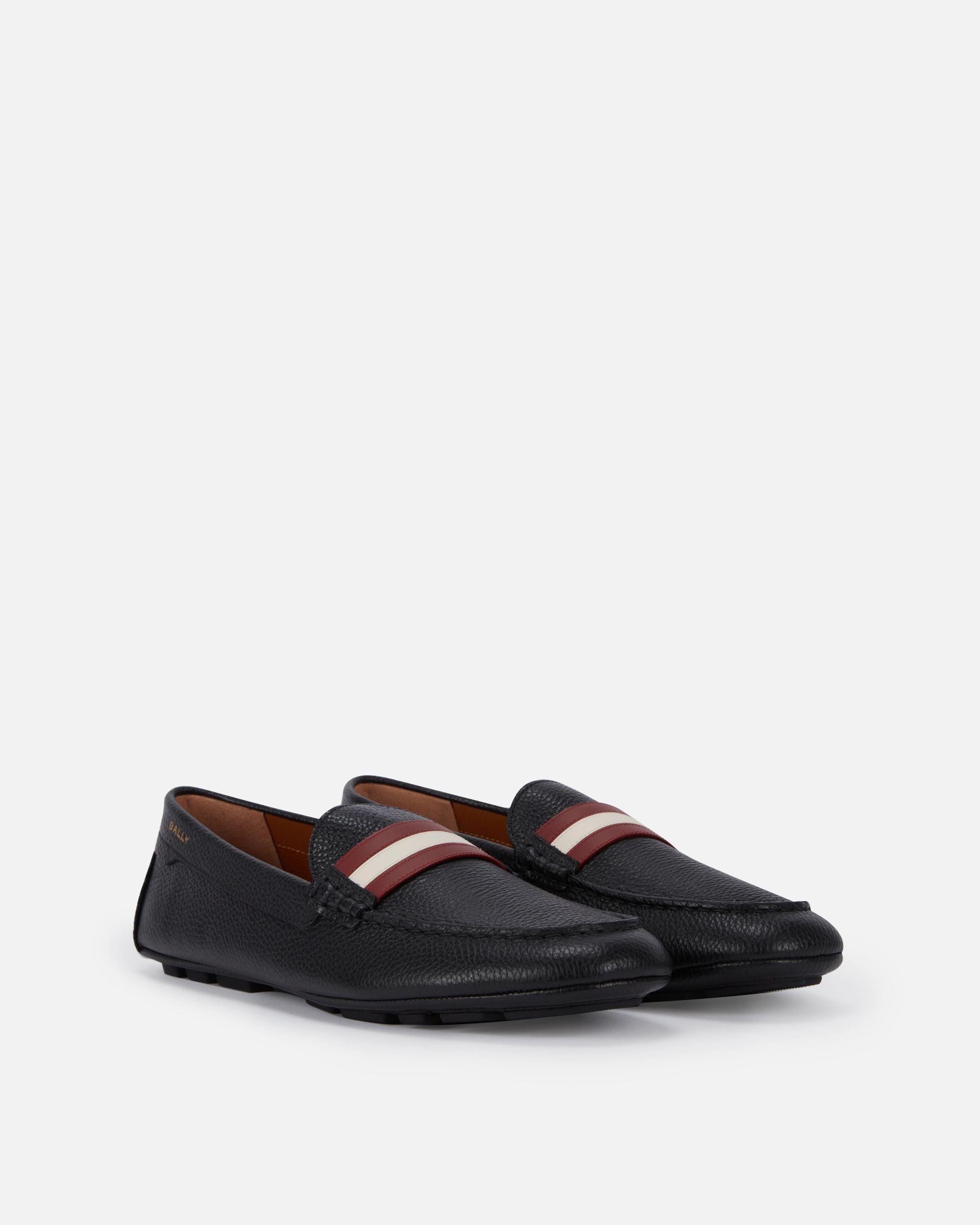 Zapato Driver Kerbs De Piel Granulada Negra - Hombre - Bally - 03