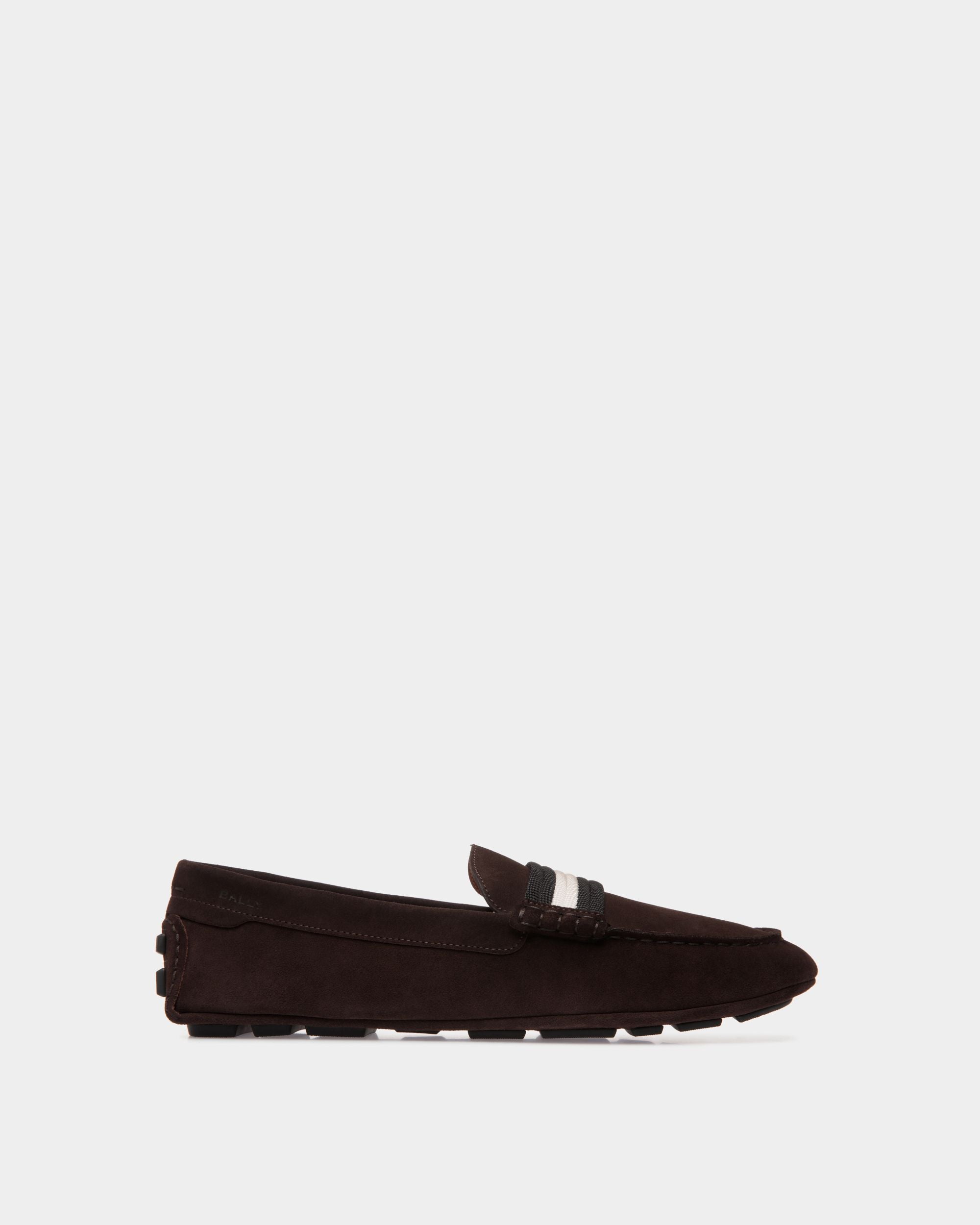 Kerbs Drivers In Brown Leather - Hombre - Bally - 01