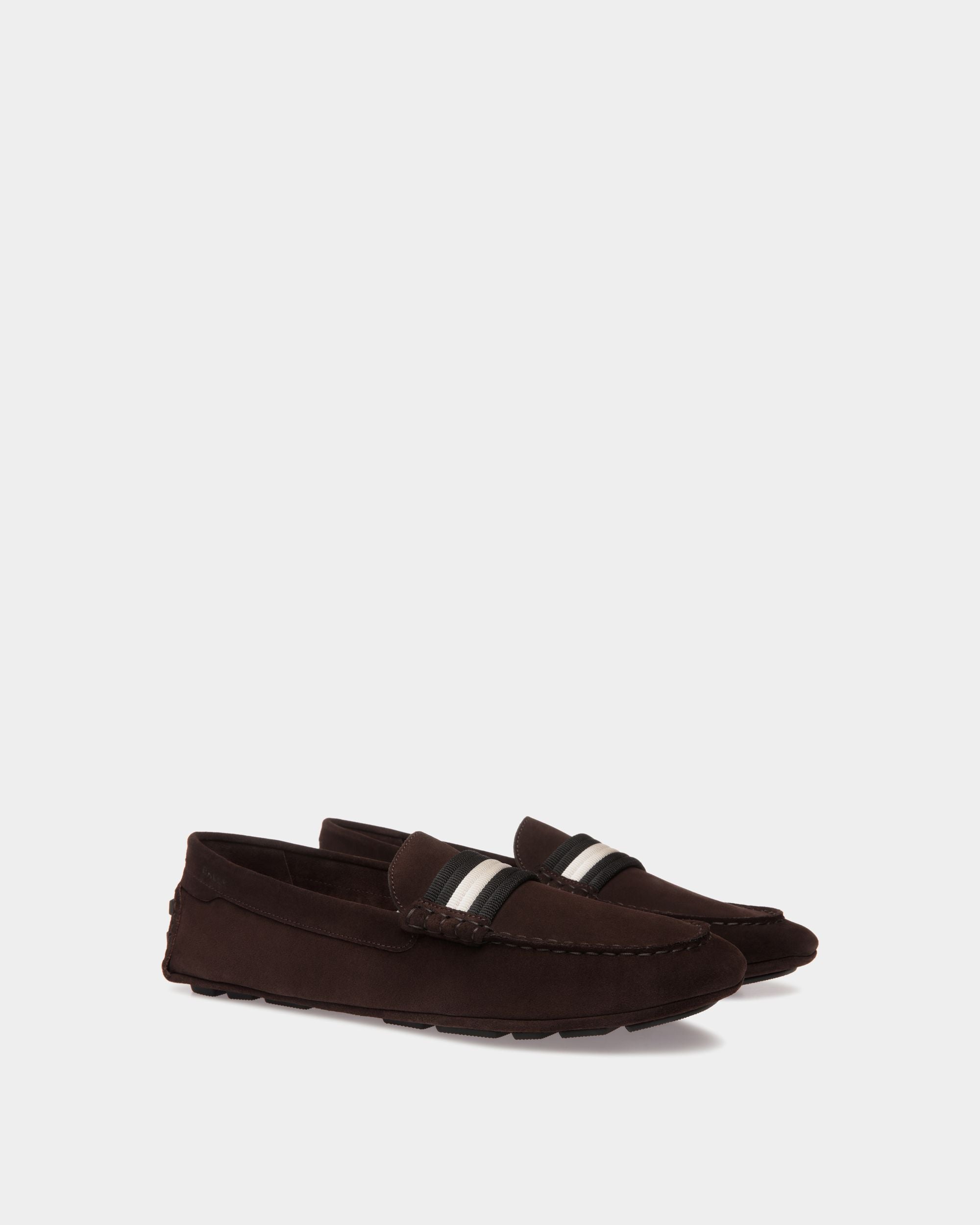 Kerbs Drivers In Brown Leather - Hombre - Bally - 02