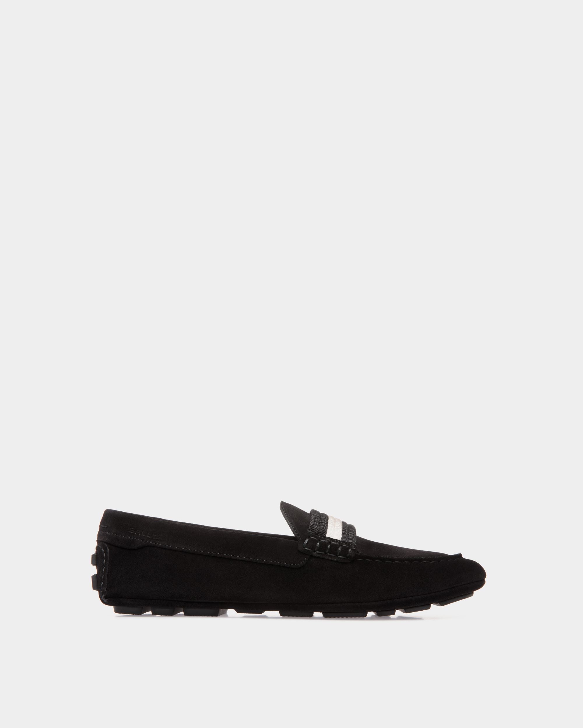 Kerbs Drivers In Black Leather - Hombre - Bally - 01