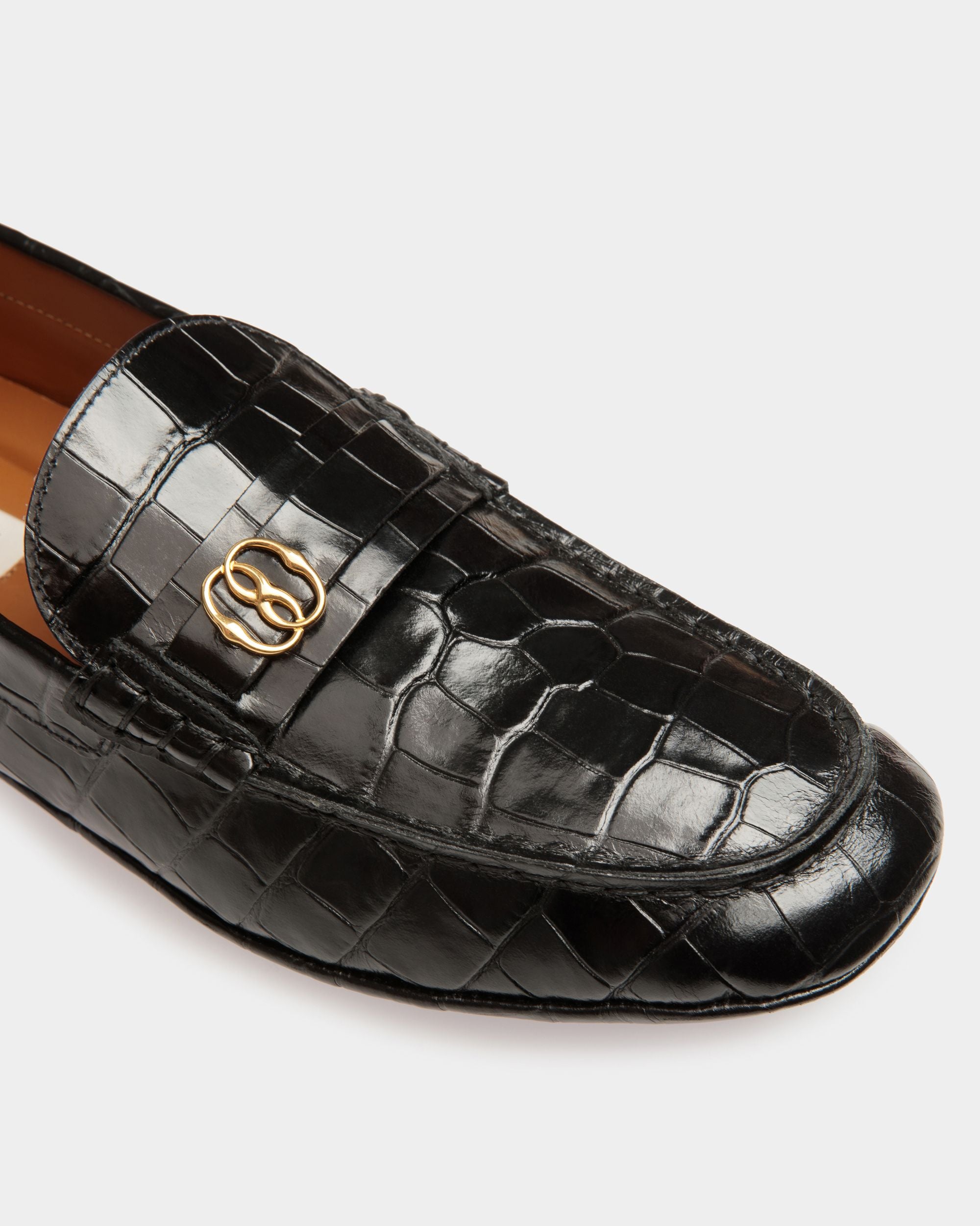 Kerbs Drivers In Black Leather - Men's - Bally - 04