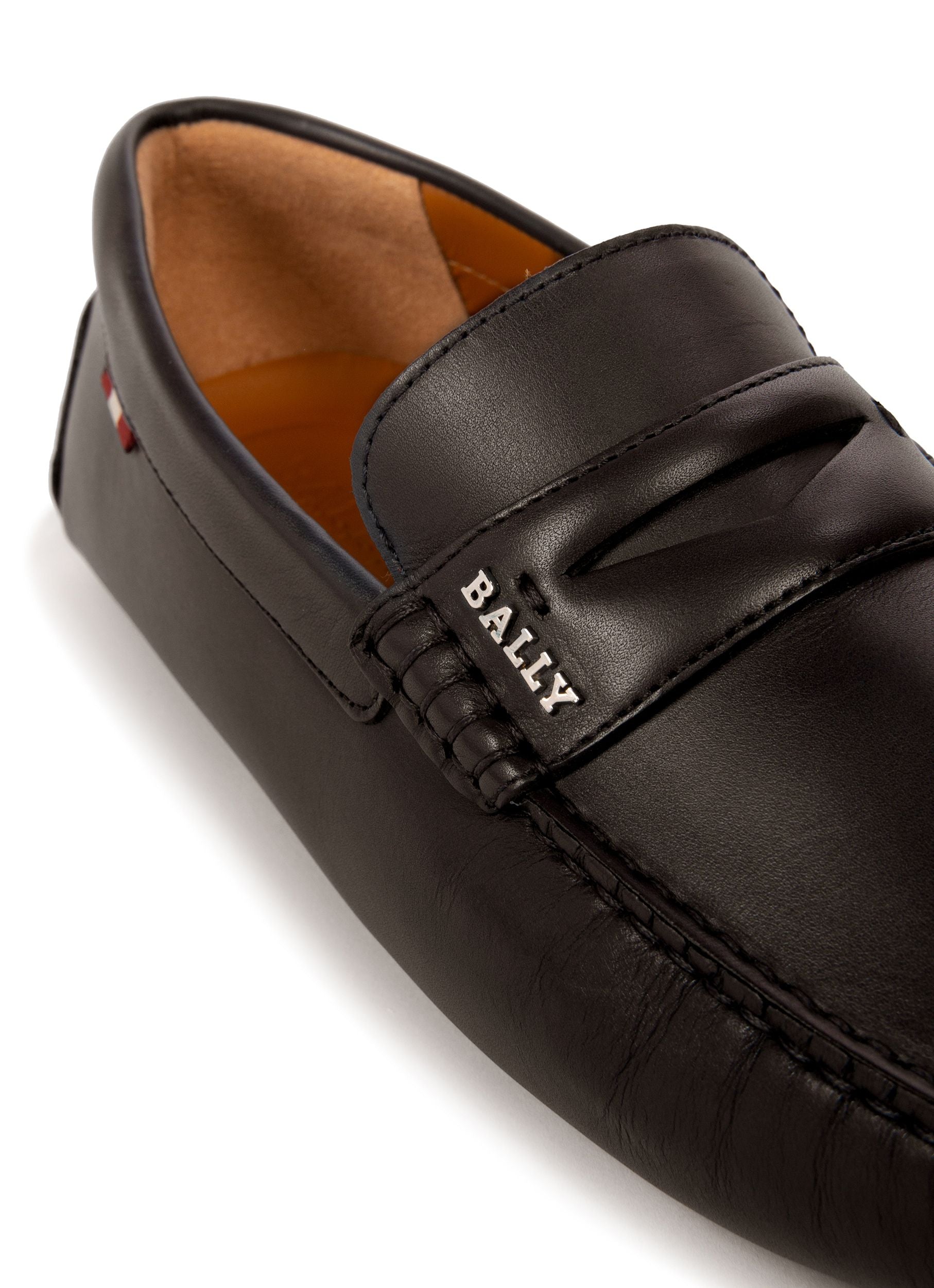 Pavel Drivers In Black Leather - Men's - Bally - 04