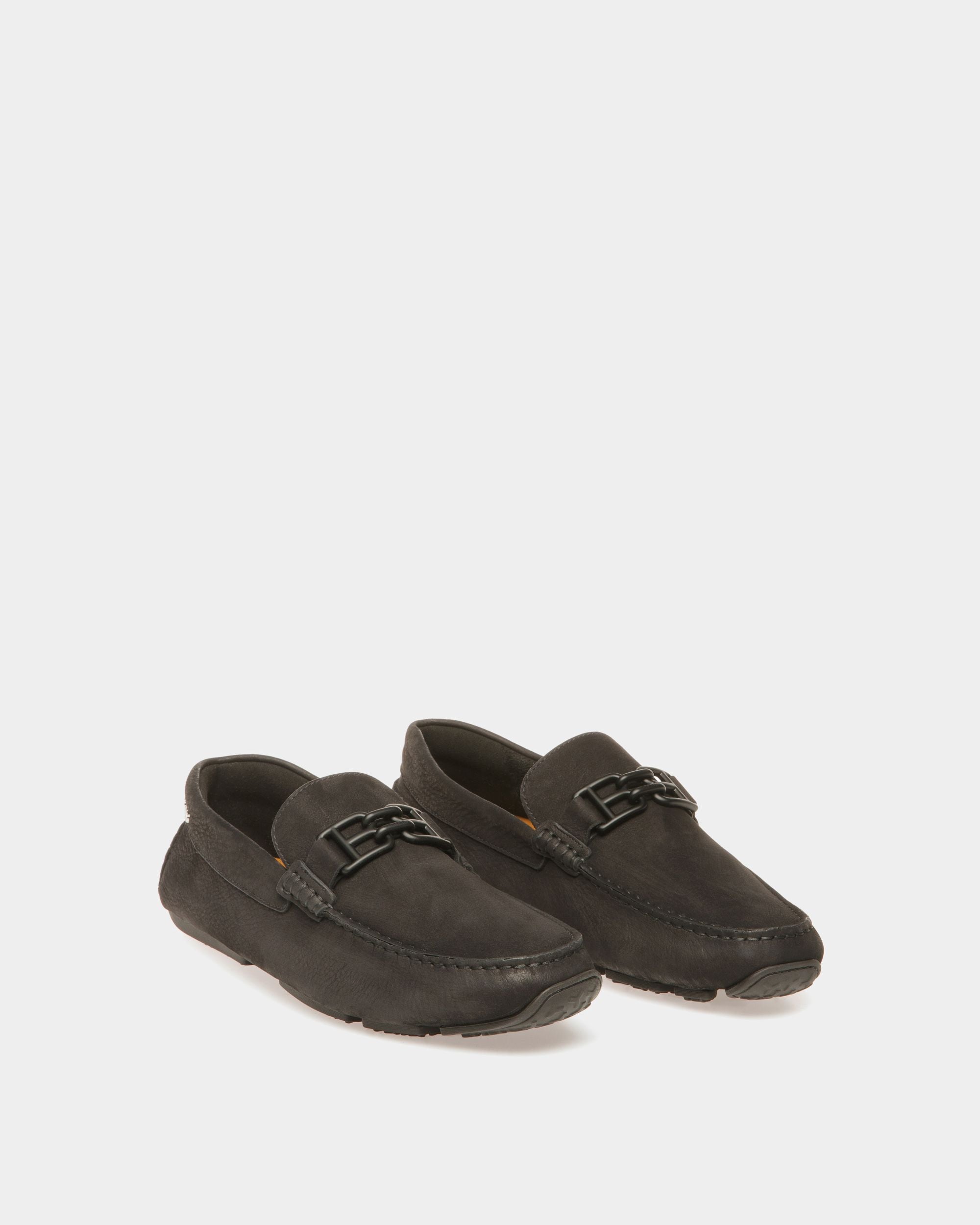 Parsal Zapatos Driver De Piel En Negro - Hombre - Bally - 02