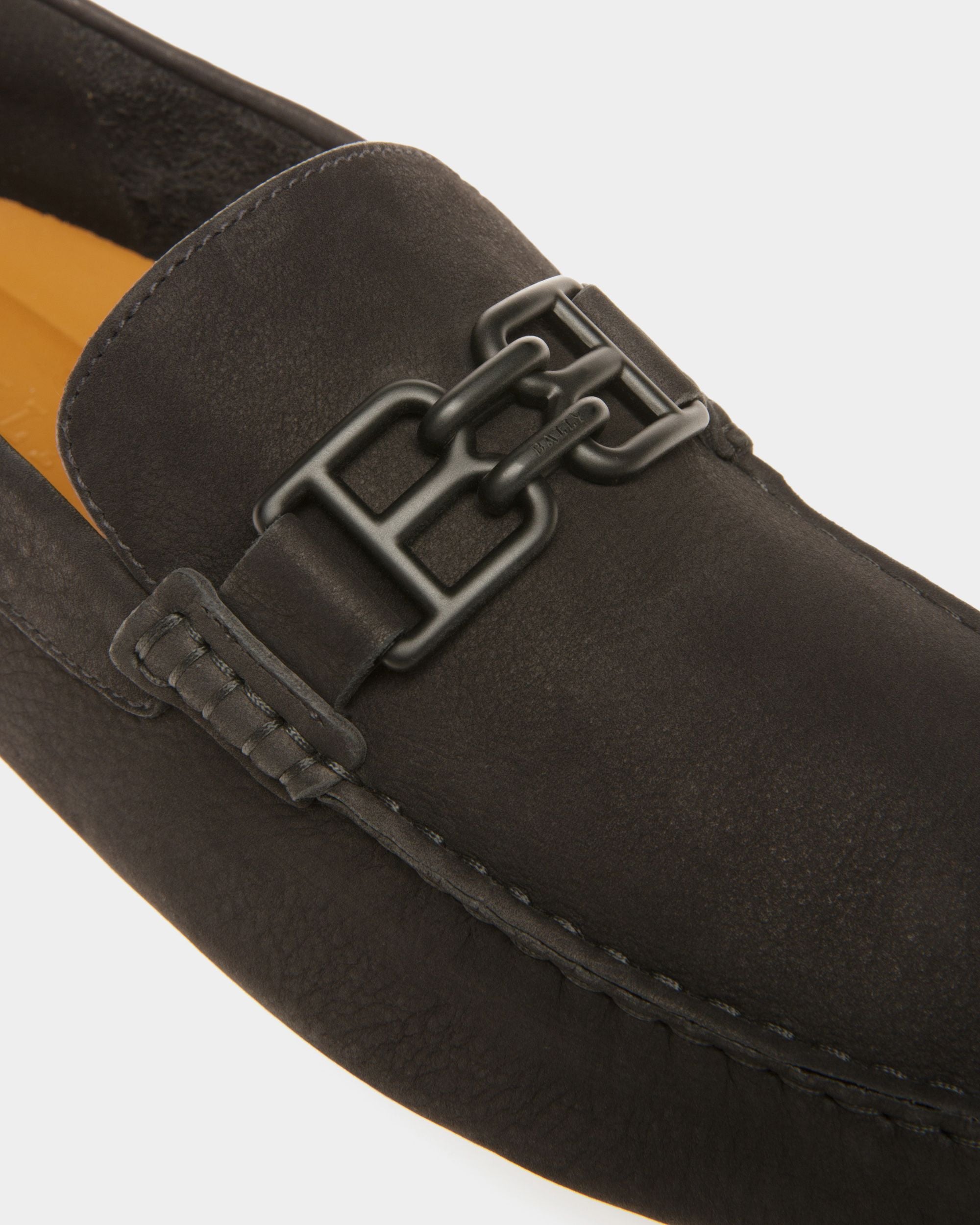 Parsal Zapatos Driver De Piel En Negro - Hombre - Bally - 04