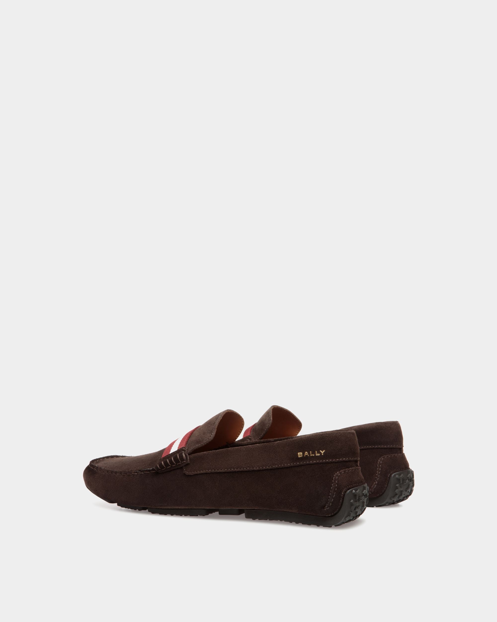 Pilot Driver In Brown  Leather - Men's - Bally - 03