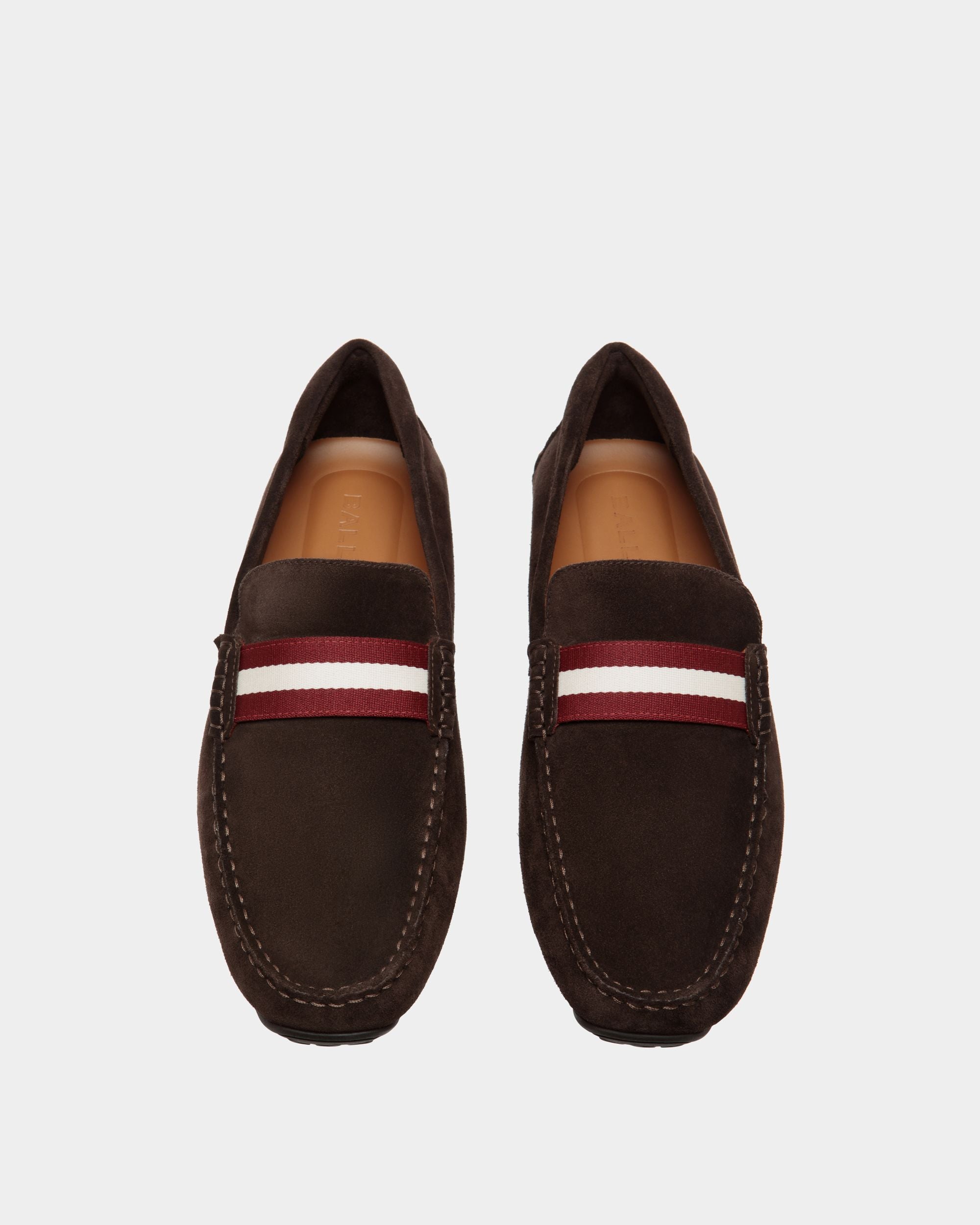 Pilot Driver In Brown  Leather - Men's - Bally - 04