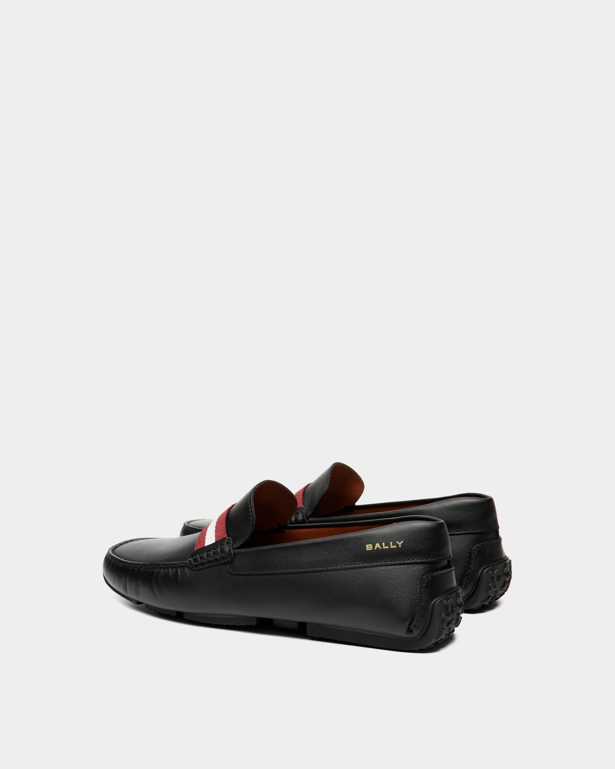 Pilot Driver In Black Leather - Hombre - Bally - 03