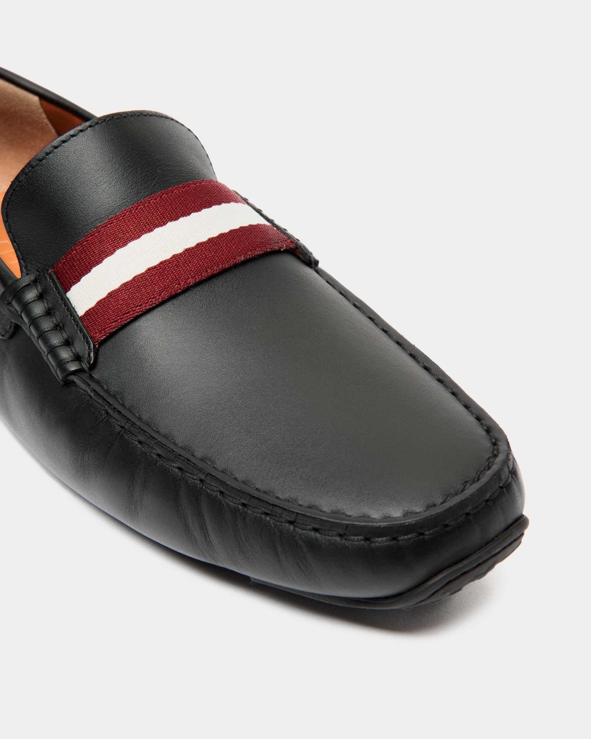 Pilot Driver In Black Leather - Hombre - Bally - 04