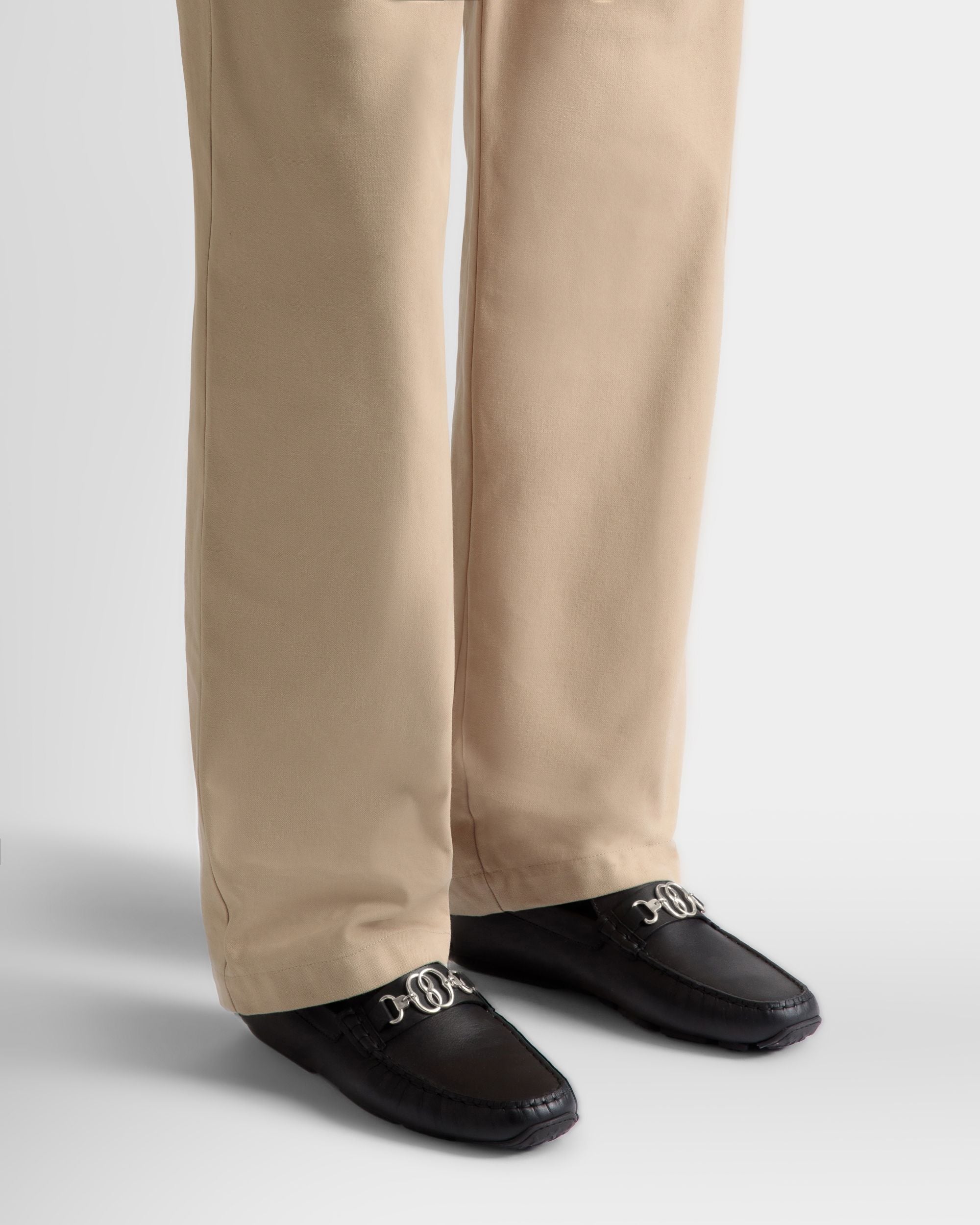 Zapatos Driver Pilot De Piel En Negro - Hombre - Bally - 02