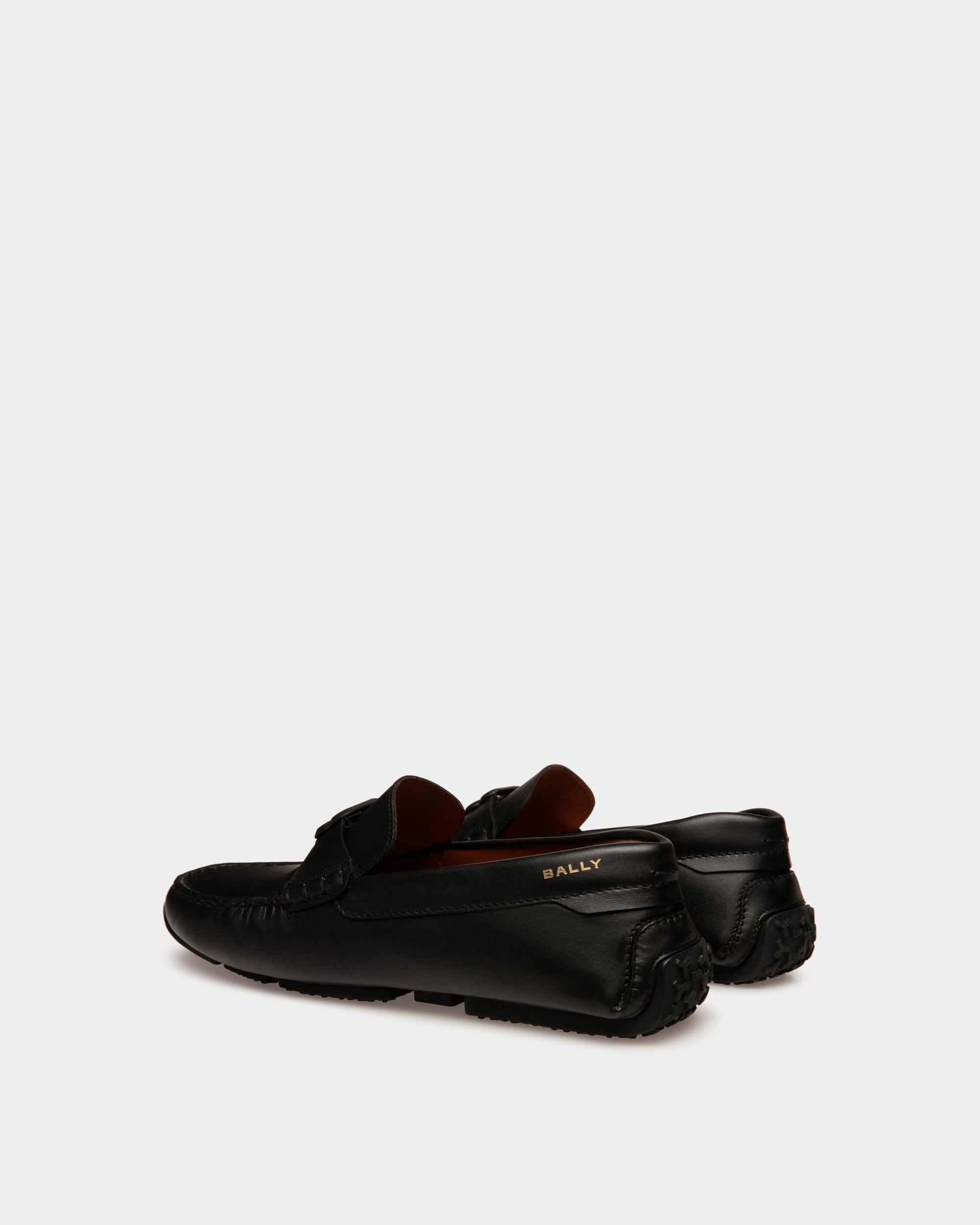 Zapatos Driver Pilot De Piel Negra - Hombre - Bally - 03
