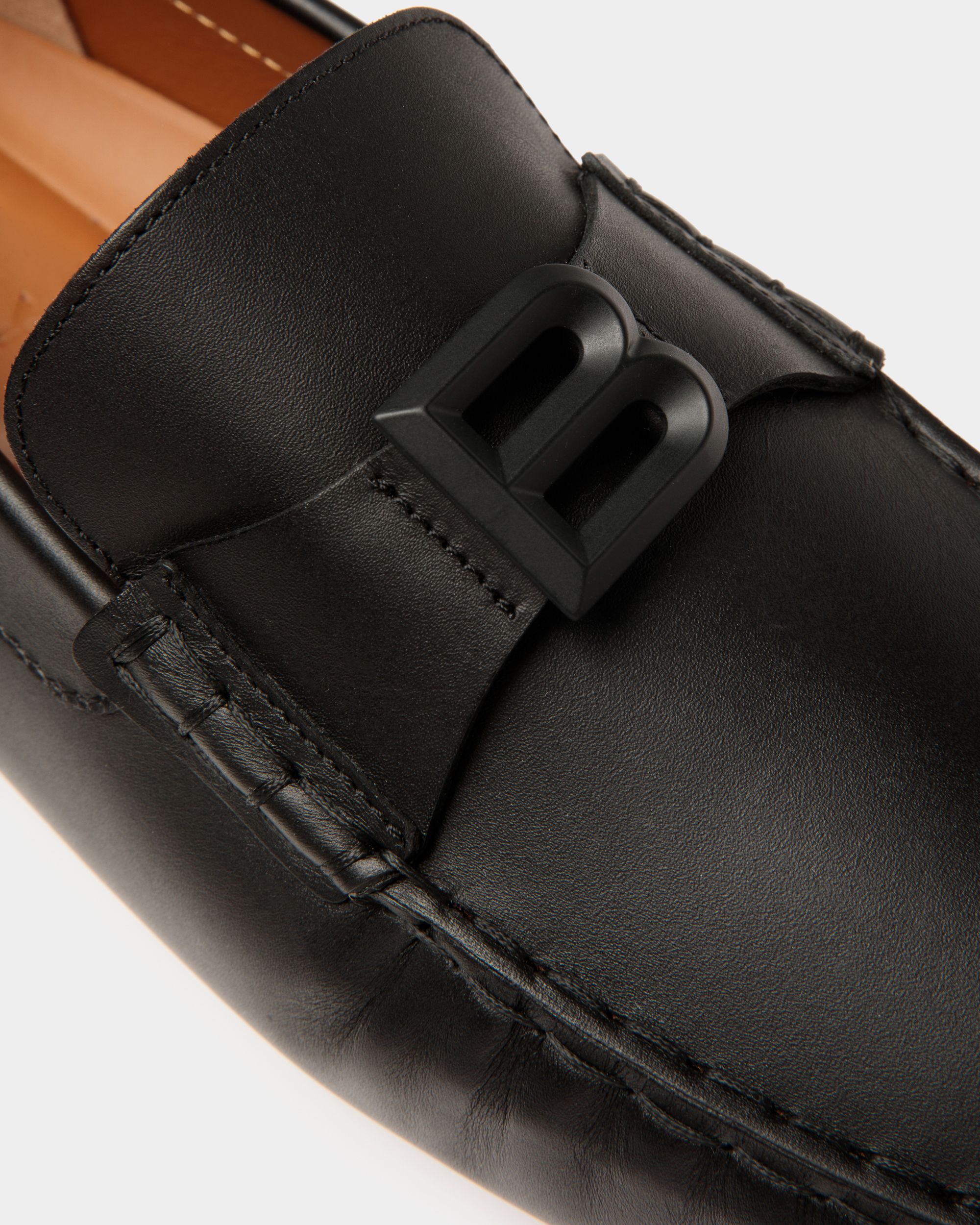 Zapatos Driver Pilot De Piel Negra - Hombre - Bally - 04