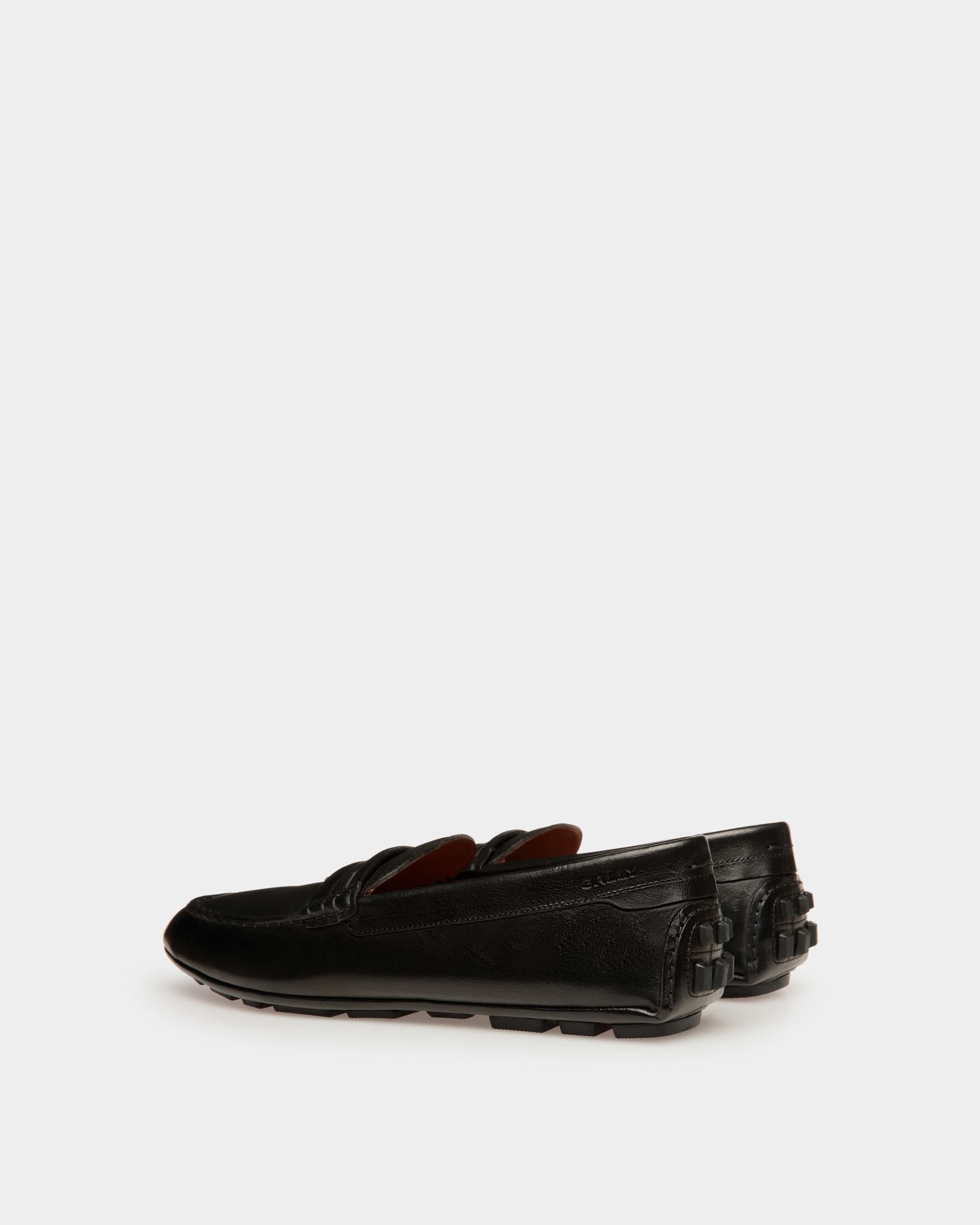 Zapato Driver Kerbs De Piel Negra - Hombre - Bally - 04