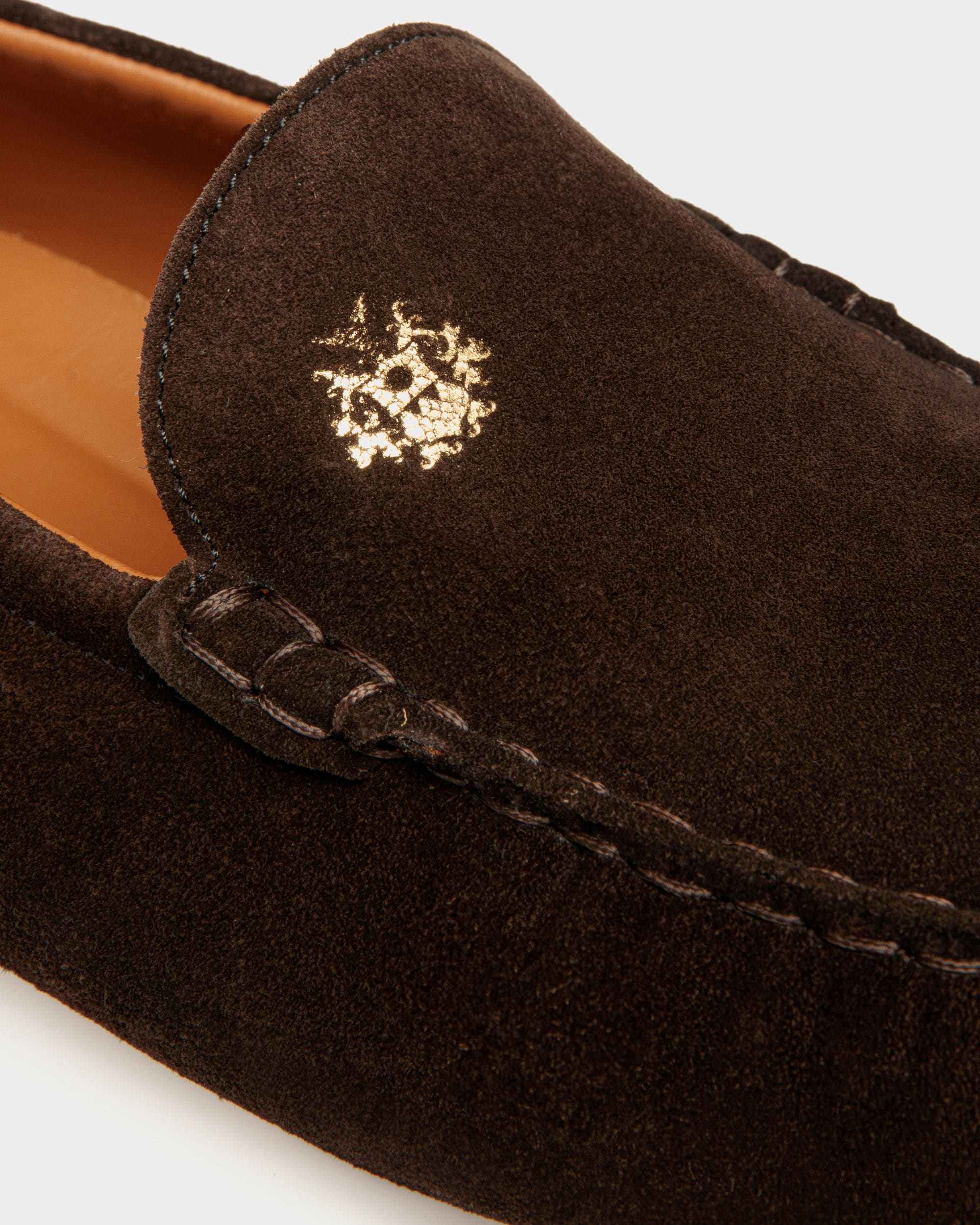 Kerbs Drivers In Brown Leather - Men's - Bally - 04