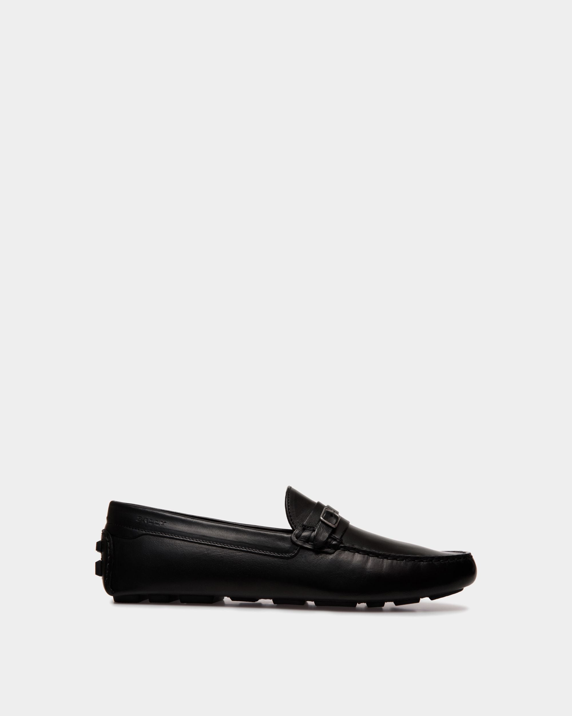 Kerbs Driver in Black Leather - Men's - Bally - 01