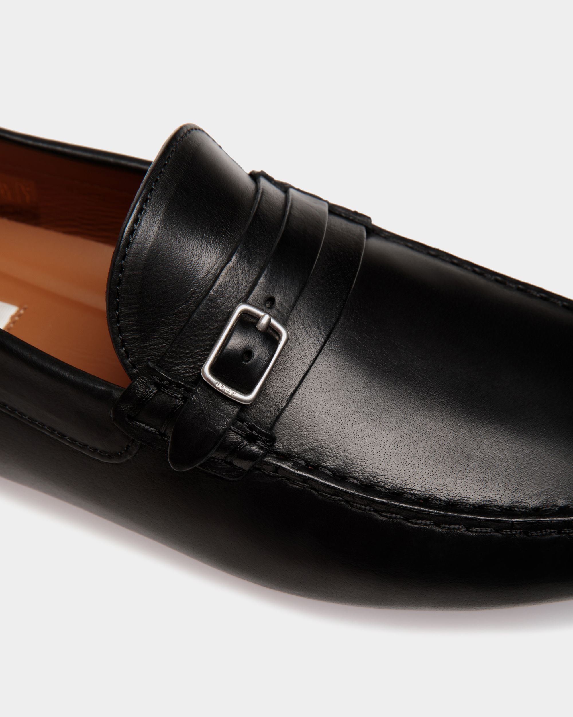 Kerbs Driver in Black Leather - Men's - Bally - 06