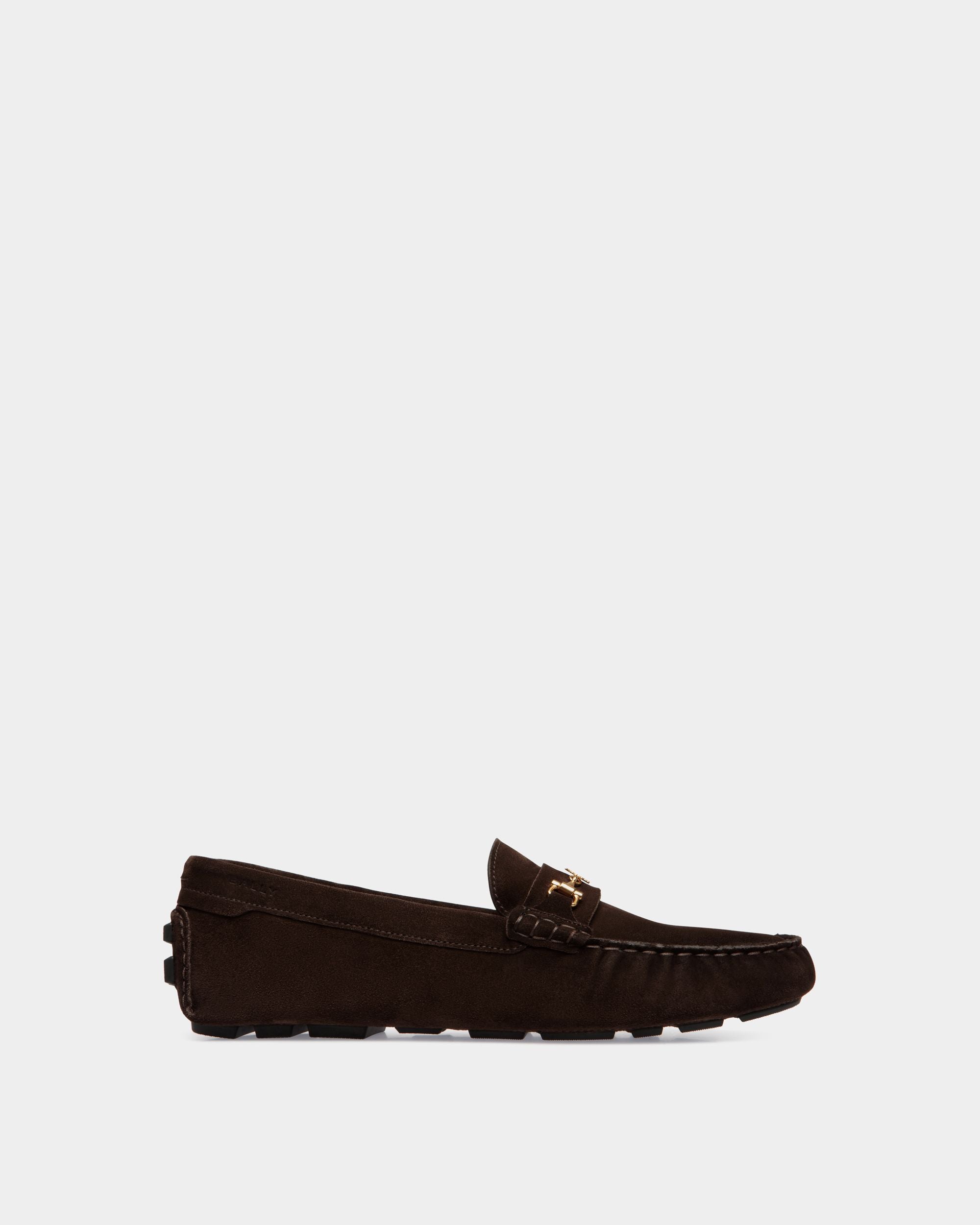 Kerbs Driver in Ebano Suede - Men's - Bally - 01