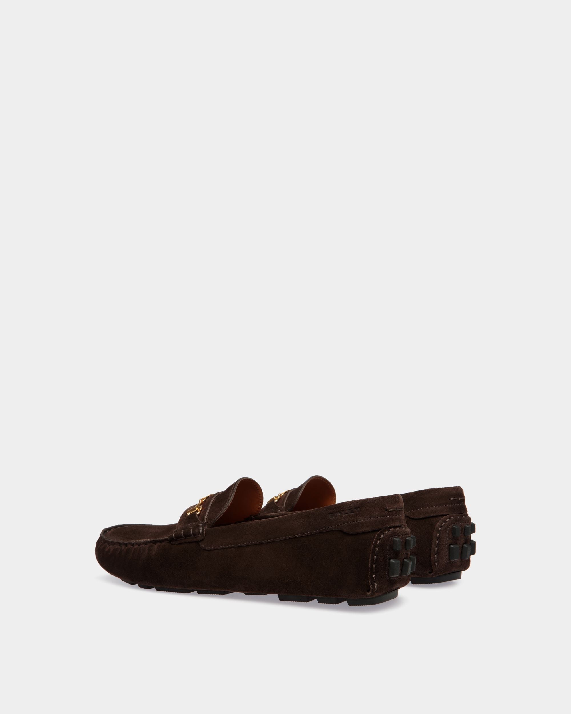 Kerbs Driver in Ebano Suede - Men's - Bally - 03