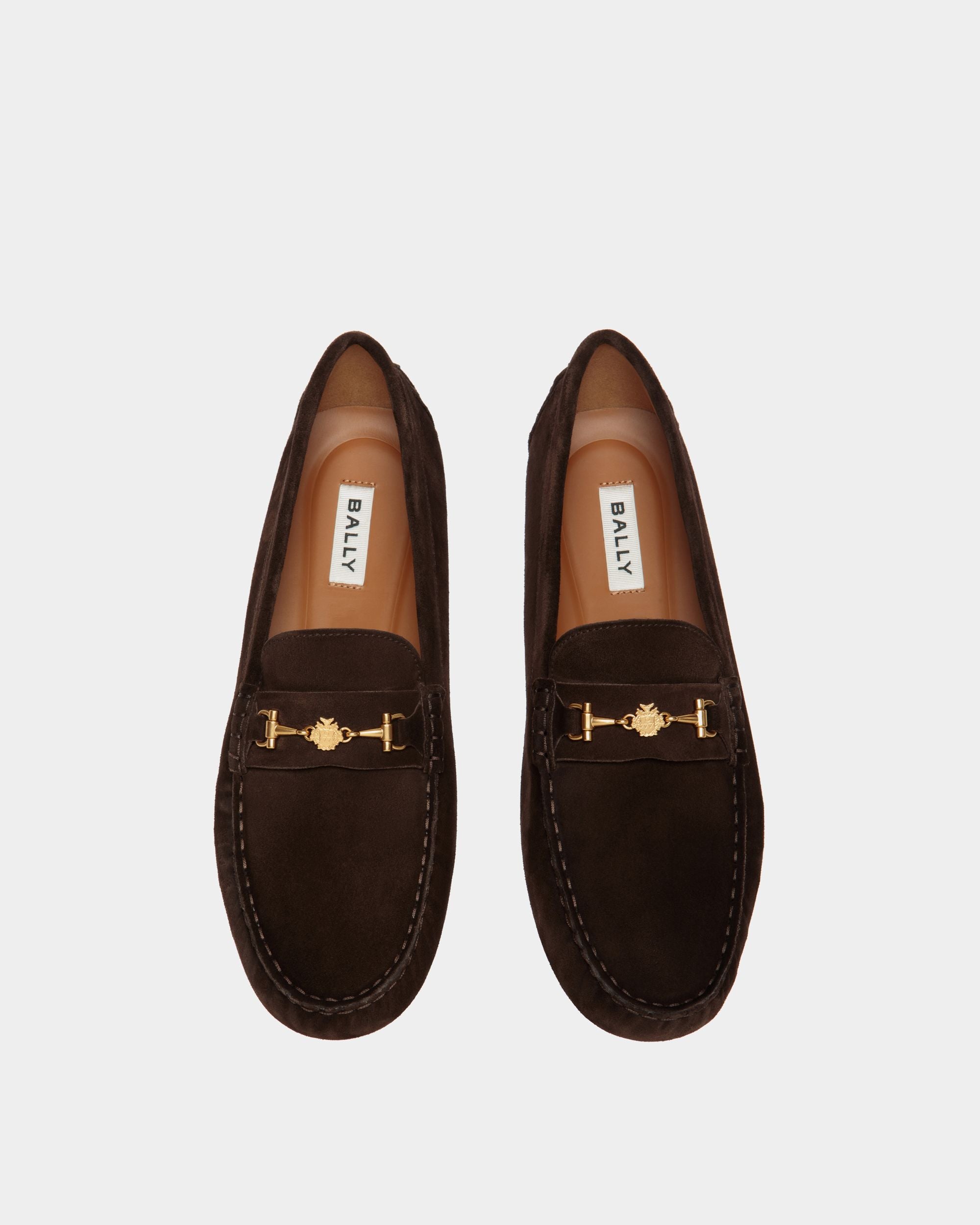 Kerbs Driver in Ebano Suede - Men's - Bally - 04