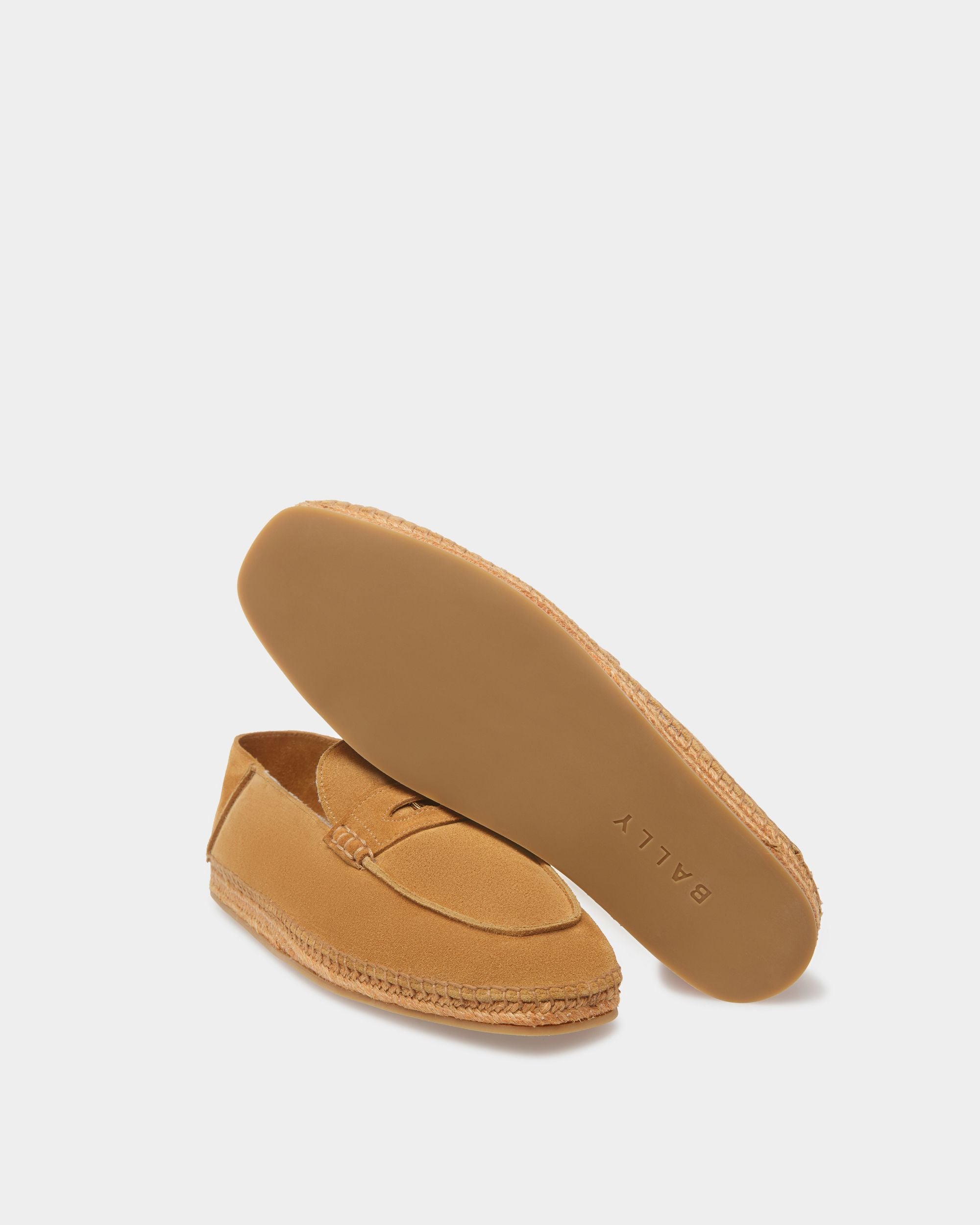 Alpargatas Karakas De Piel Color Desierto - Hombre - Bally - 04
