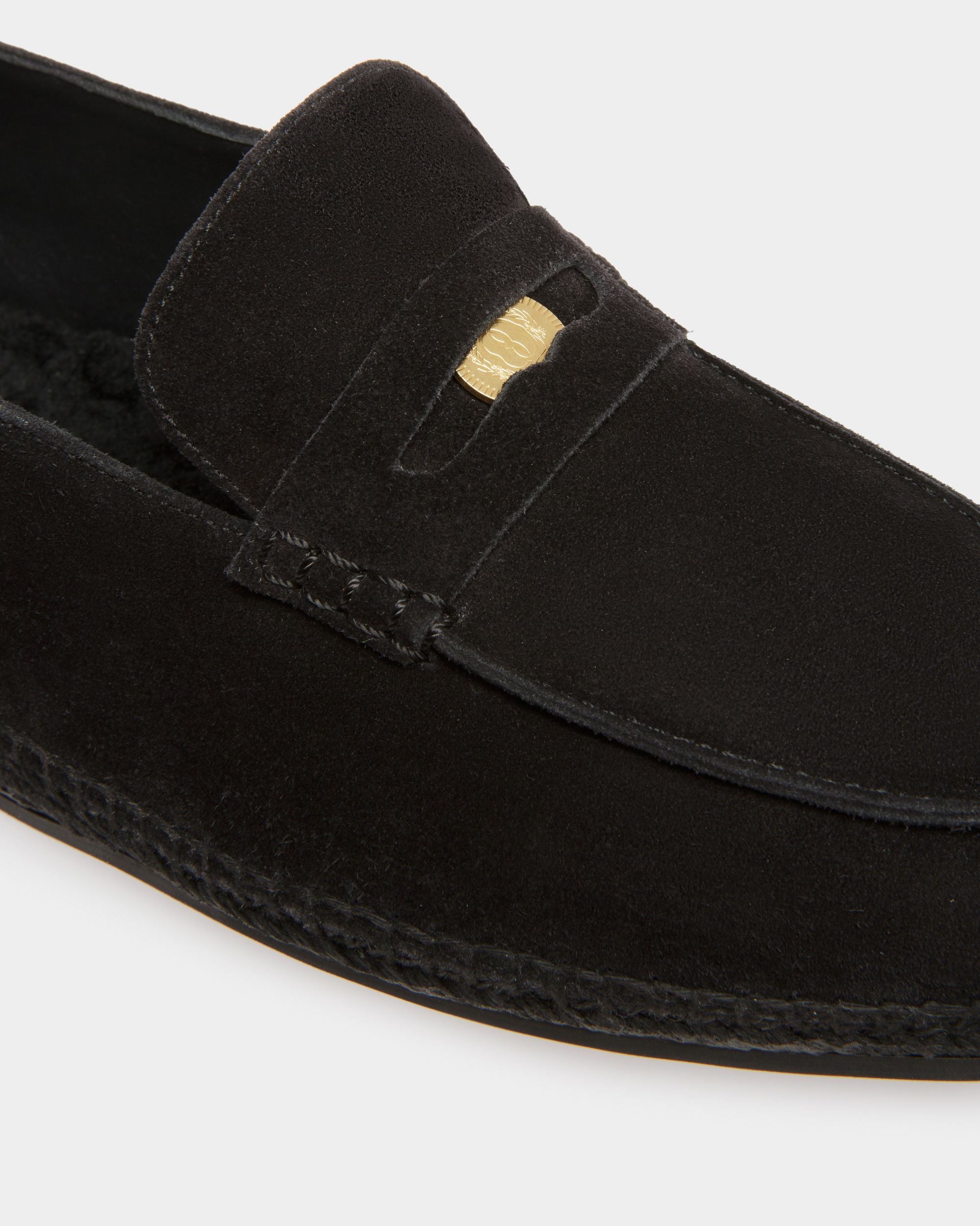 Alpargatas Karakas De Piel Negra - Hombre - Bally - 05