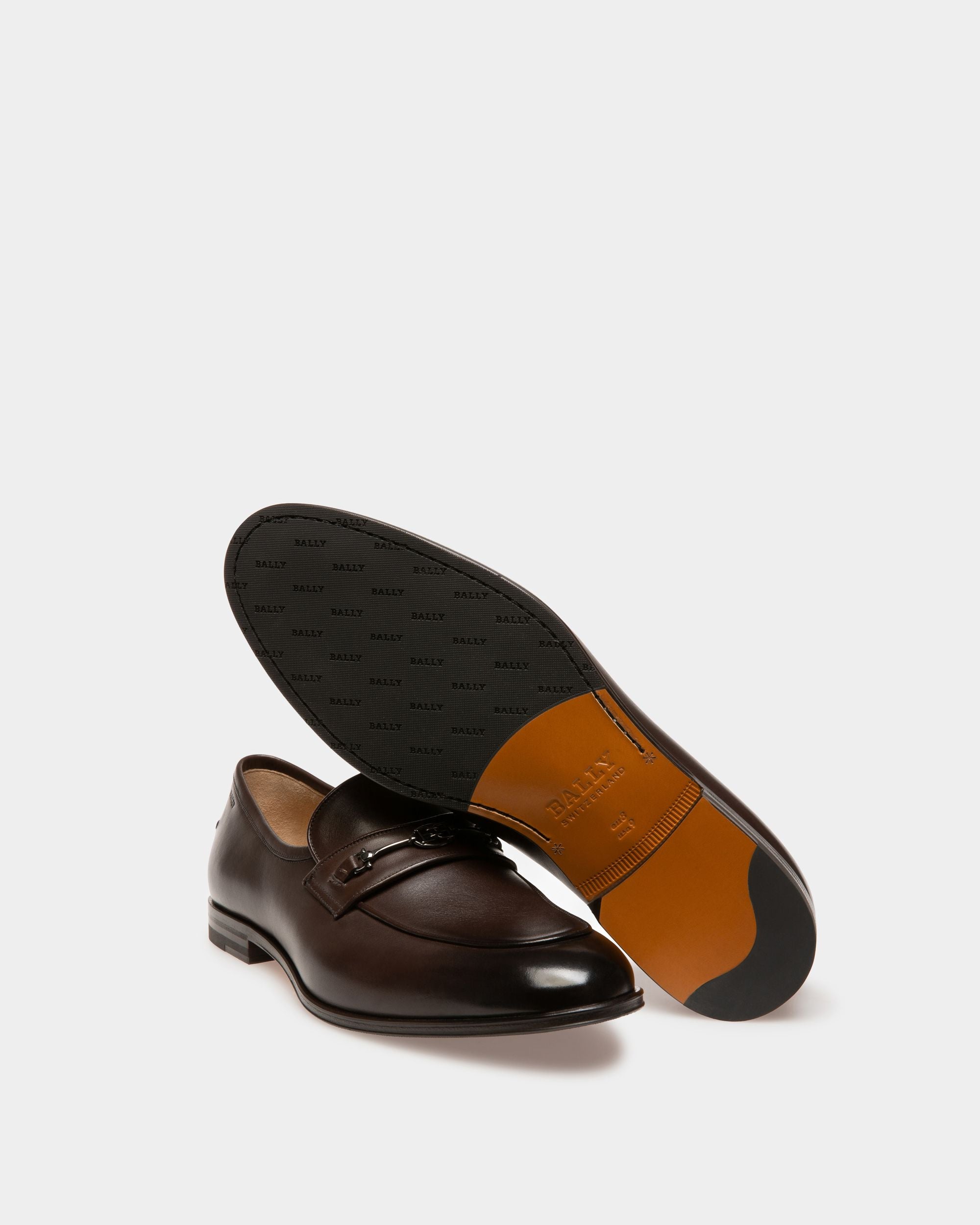 Weram Mocasín En Piel De Color Marrón - Hombre - Bally - 02