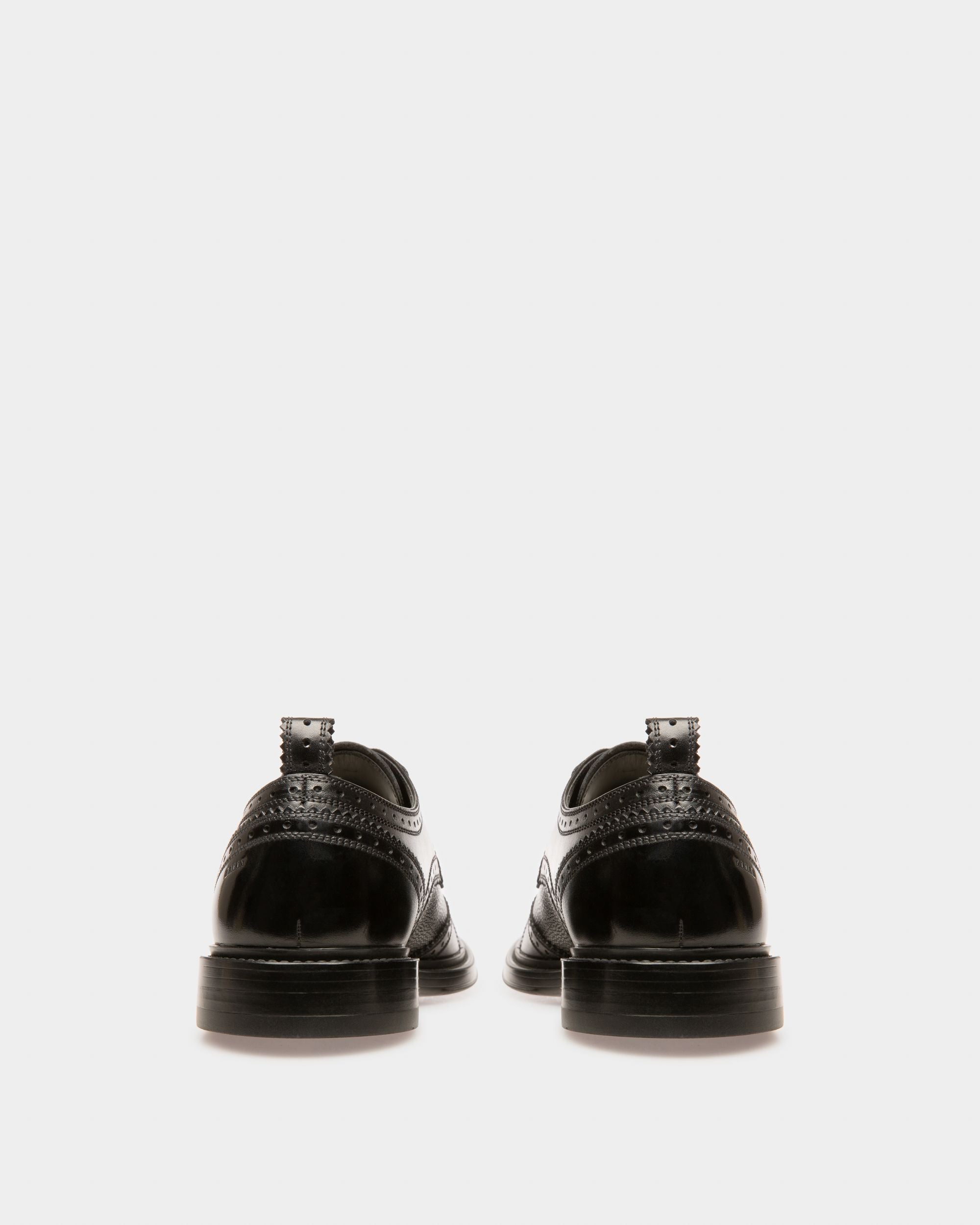 Nicor Leather Derbies In Black - Men's - Bally - 04