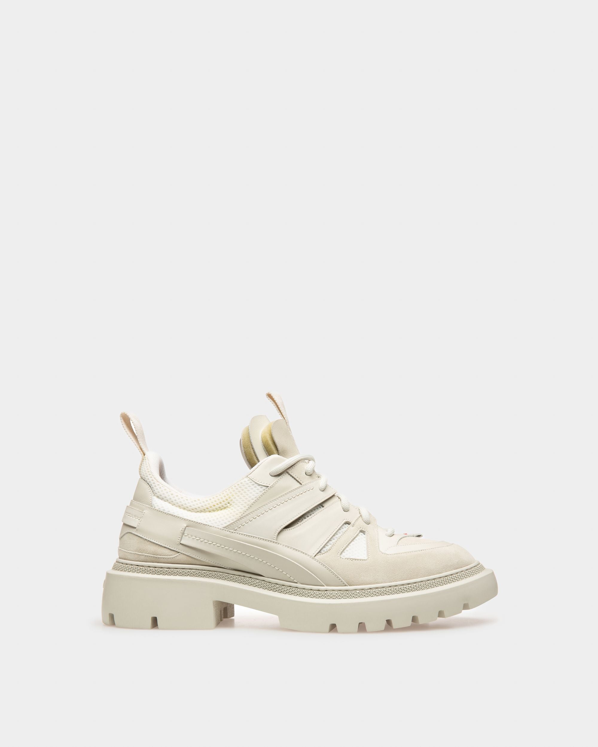 Vailont Zapatos Derby En Piel De Color Blanco Empolvado - Hombre - Bally - 01