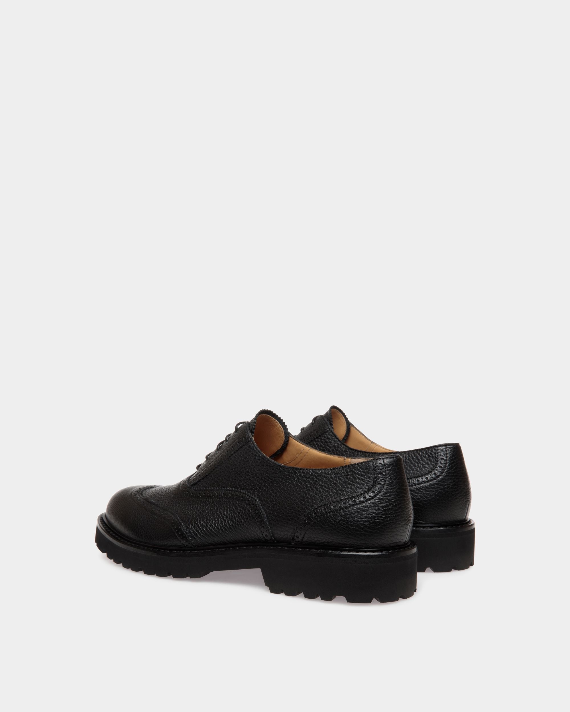 Lace-Ups In Black Leather - Men's - Bally - 03