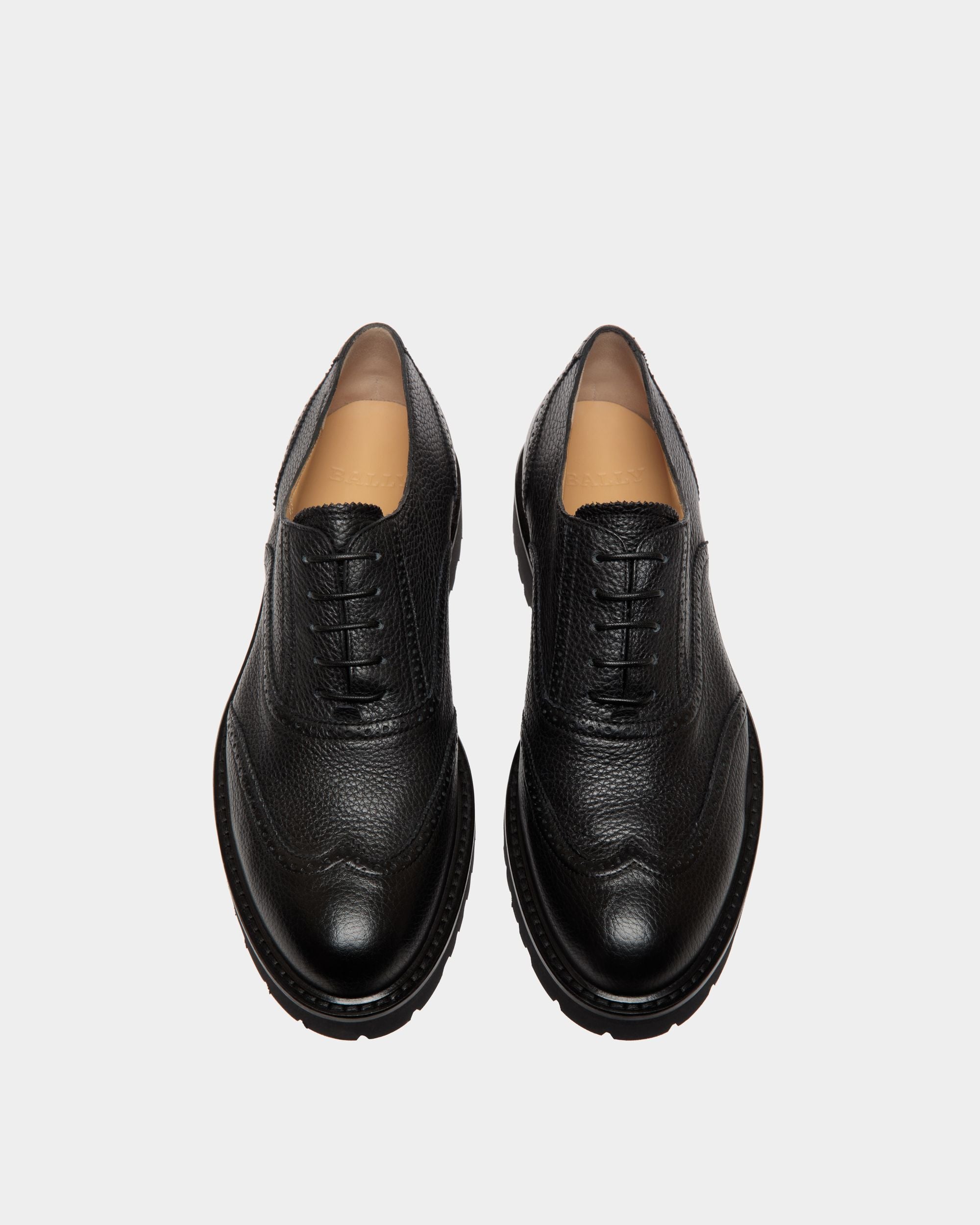 Lace-Ups In Black Leather - Men's - Bally - 04