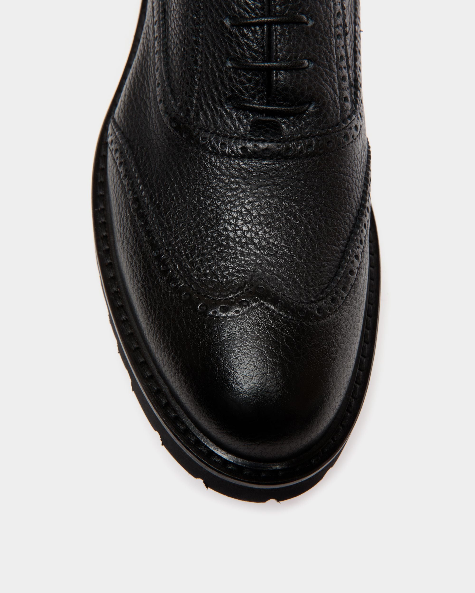 Lace-Ups In Black Leather - Men's - Bally - 05