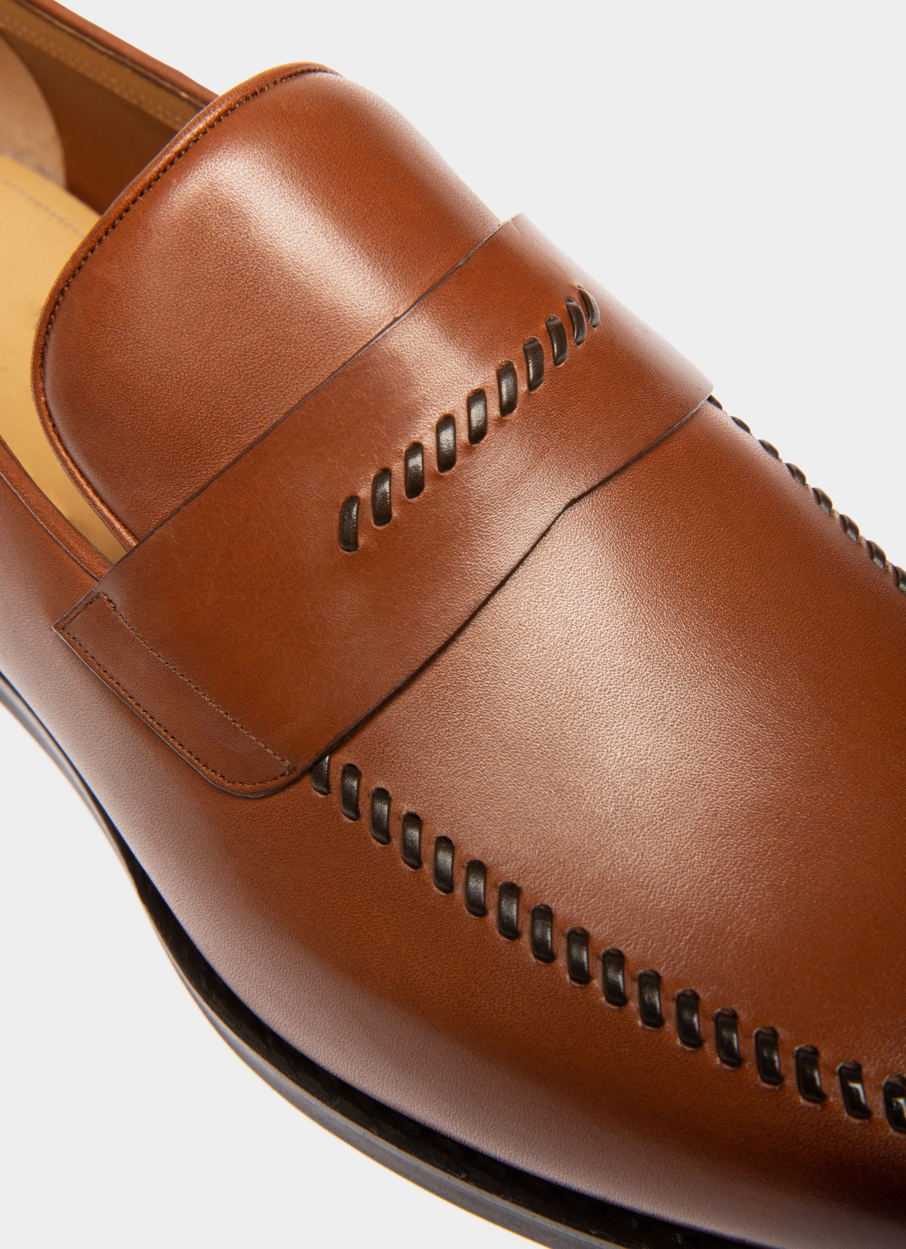 Scober Mocasín En Cuero De Color Marrón - Hombre - Bally - 06