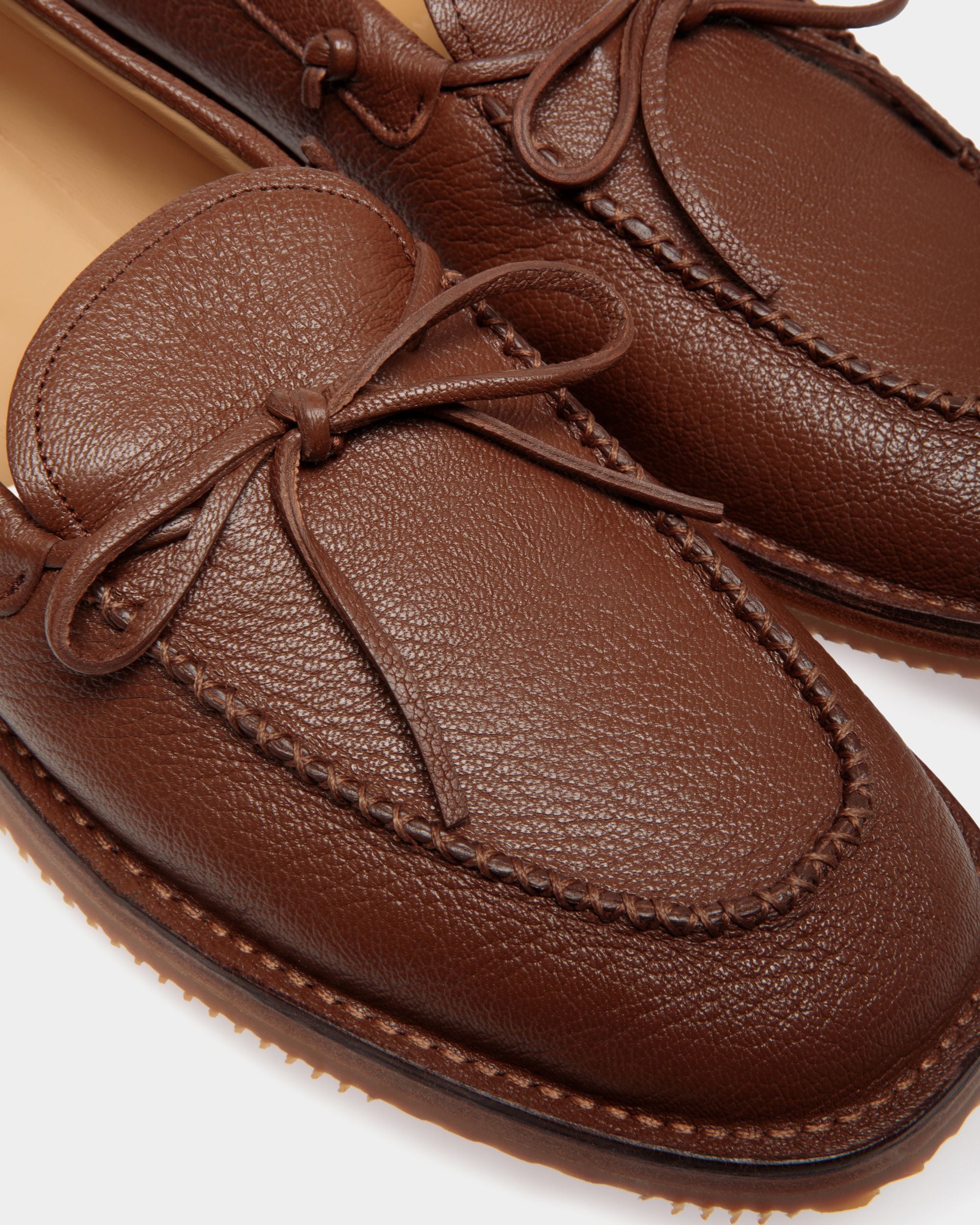 Florida Loafer In Brown Leather - Men's - Bally - 05