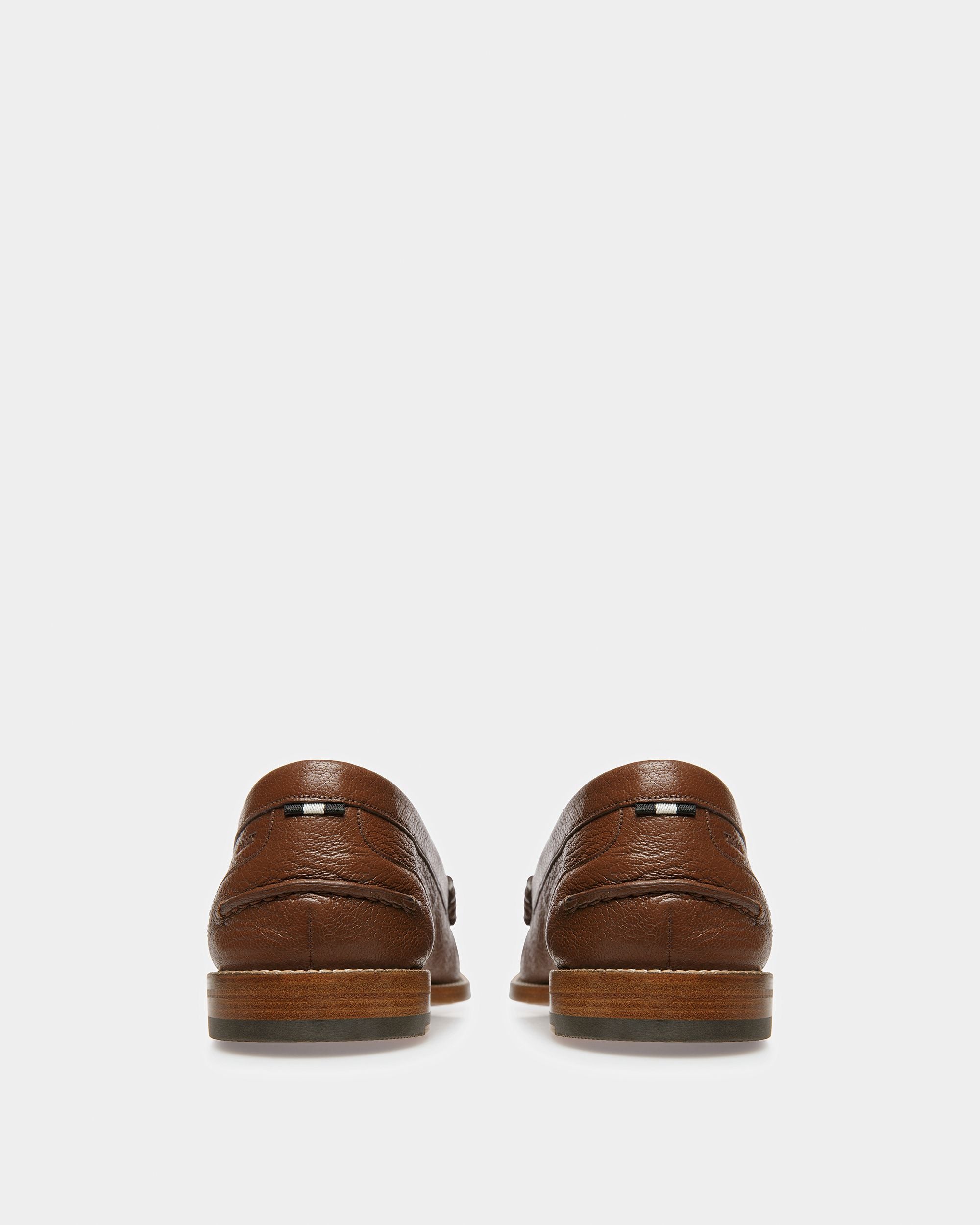 Ron Leather Moccasins In Brown - Men's - Bally - 04