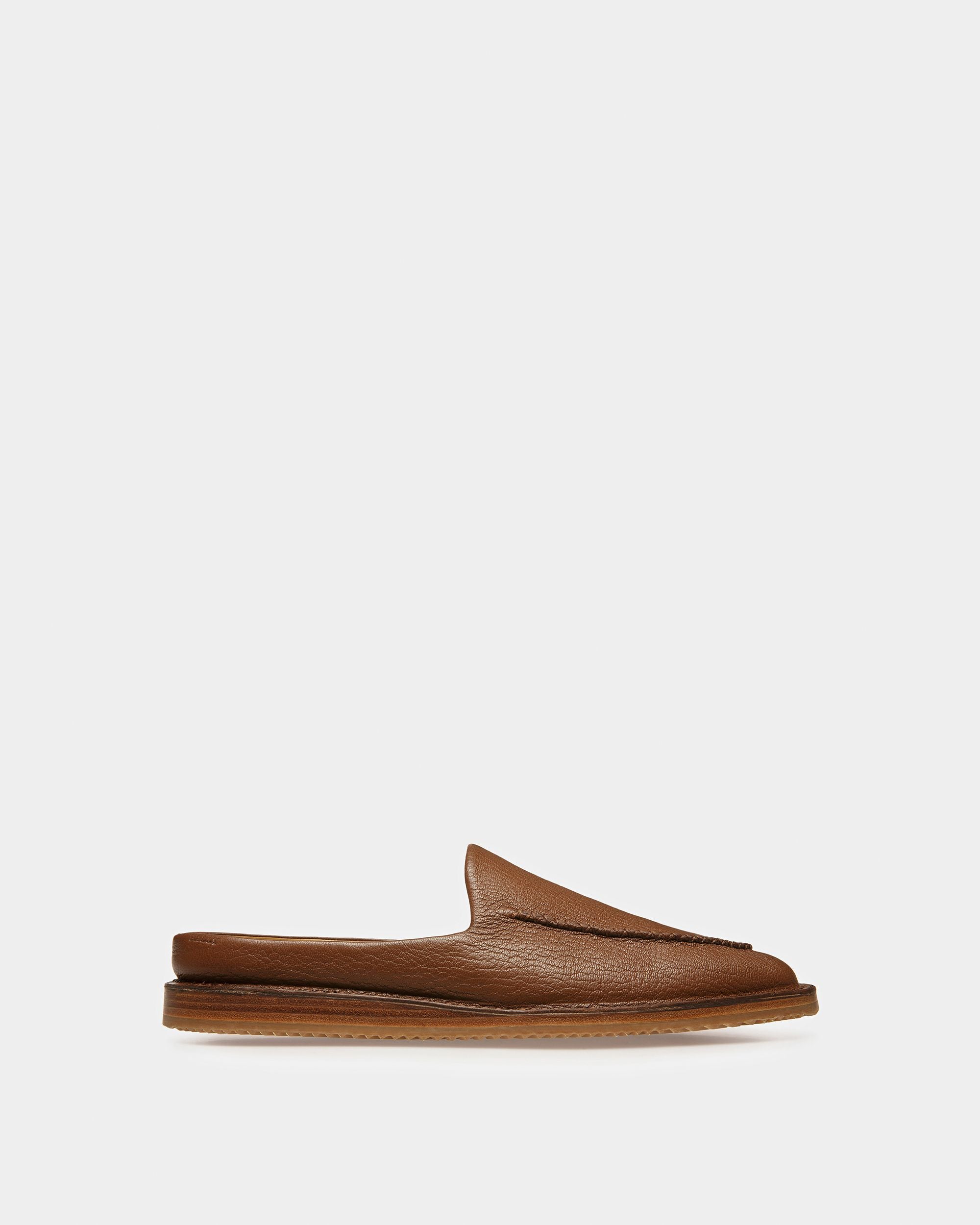 Florida Loafer In Brown Leather - Men's - Bally - 01