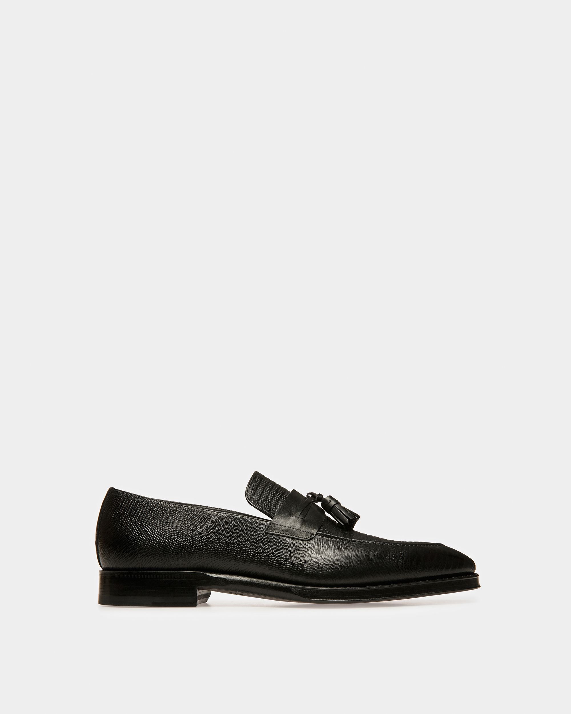 Scuvier Mocasines De Piel En Negro - Hombre - Bally - 01